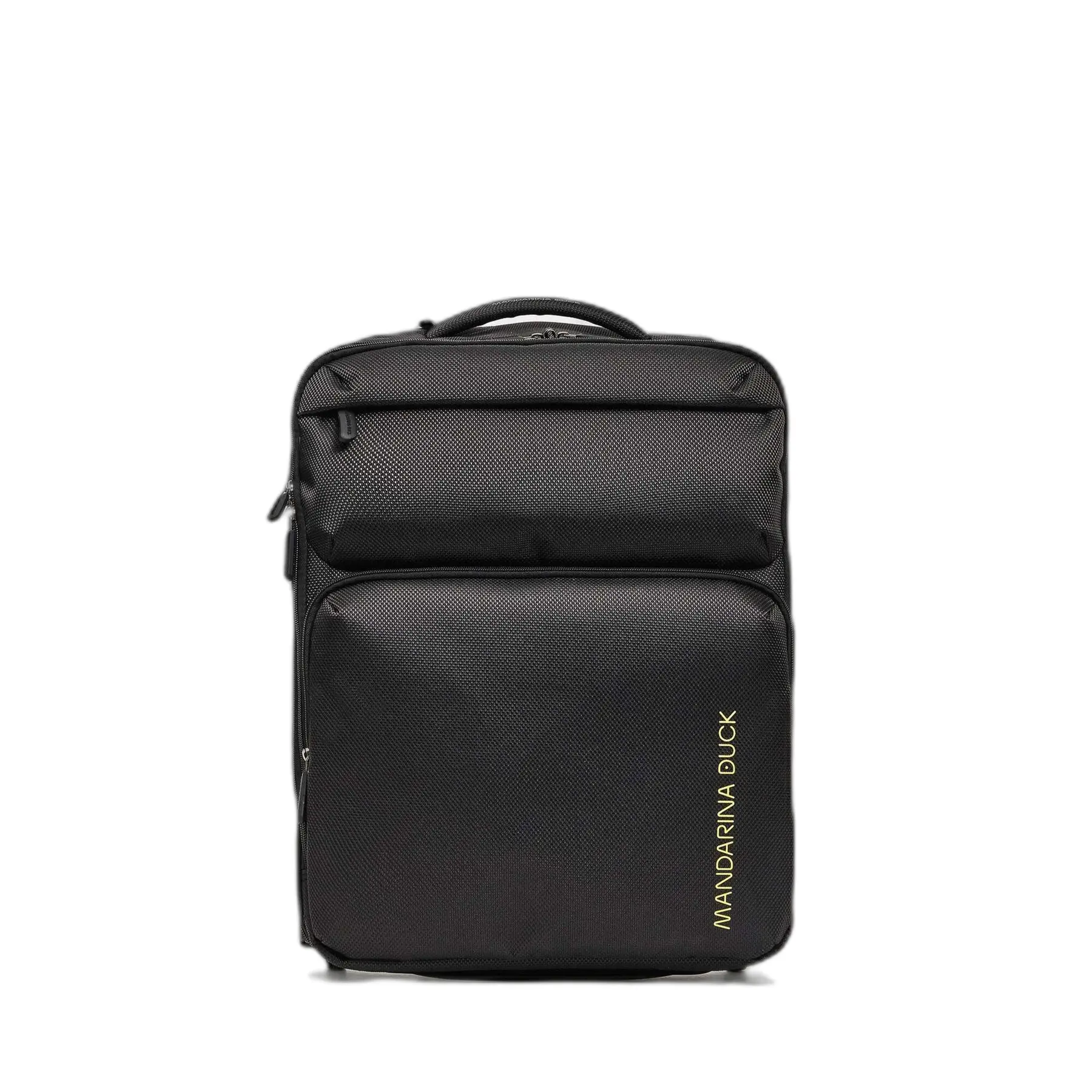 Mandarina Duck Unisex Noir Rolling Laptop Backpack Zephyr