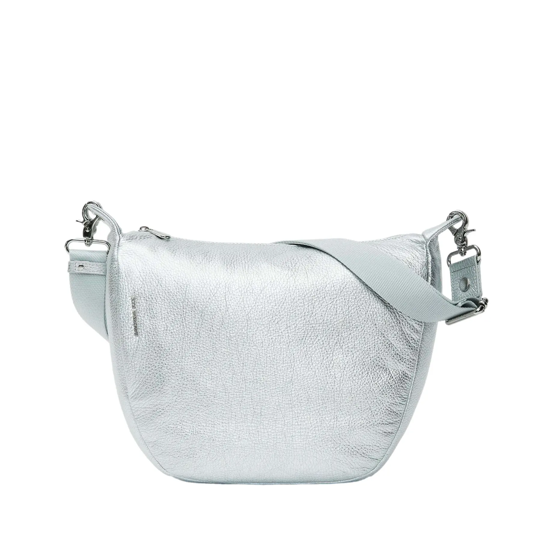 Mandarina Duck Unisex Argenté Shoulder Bag Mellow Metal