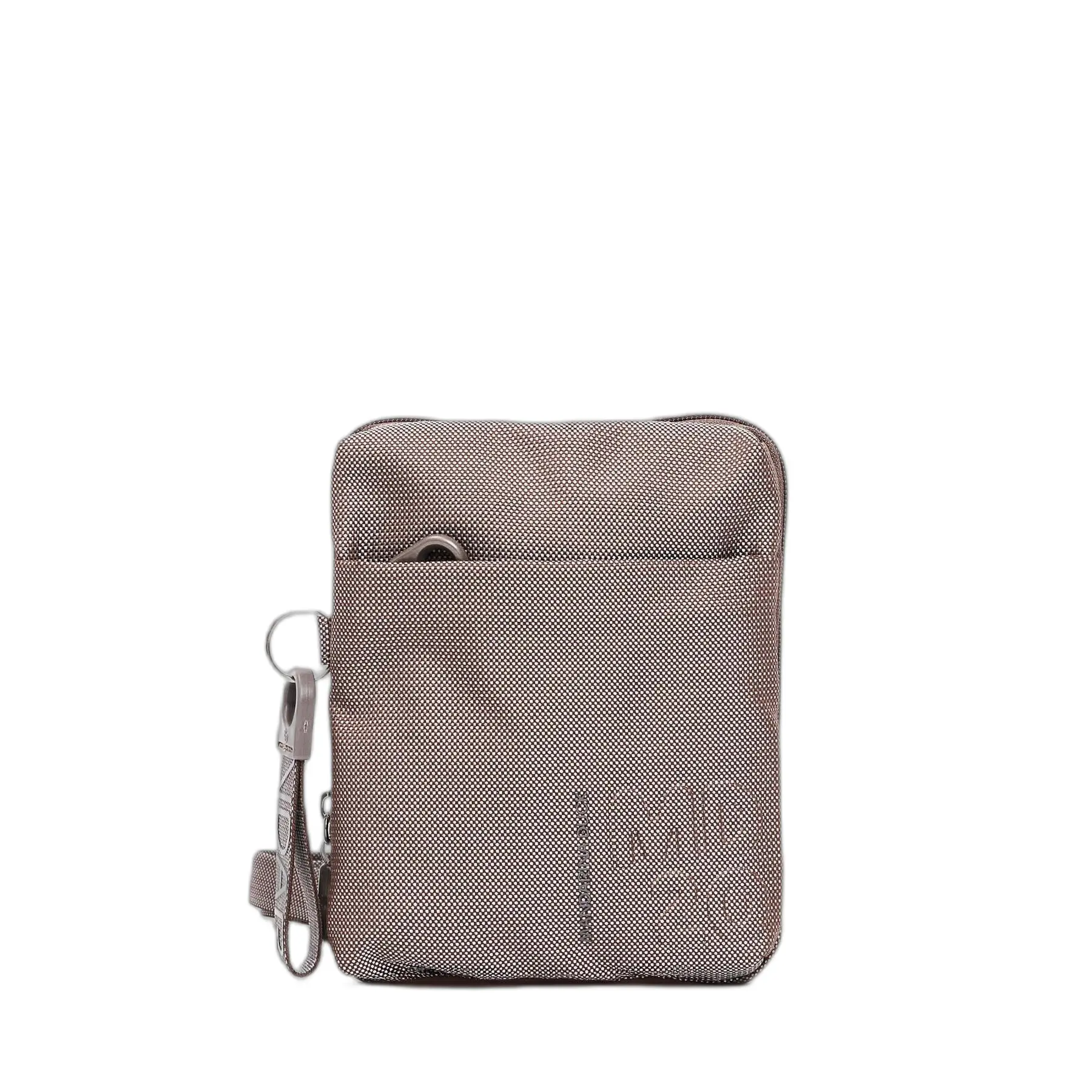Mandarina Duck Unisex Marron Shoulder Bag With Zip Front Pocket Md20 S
