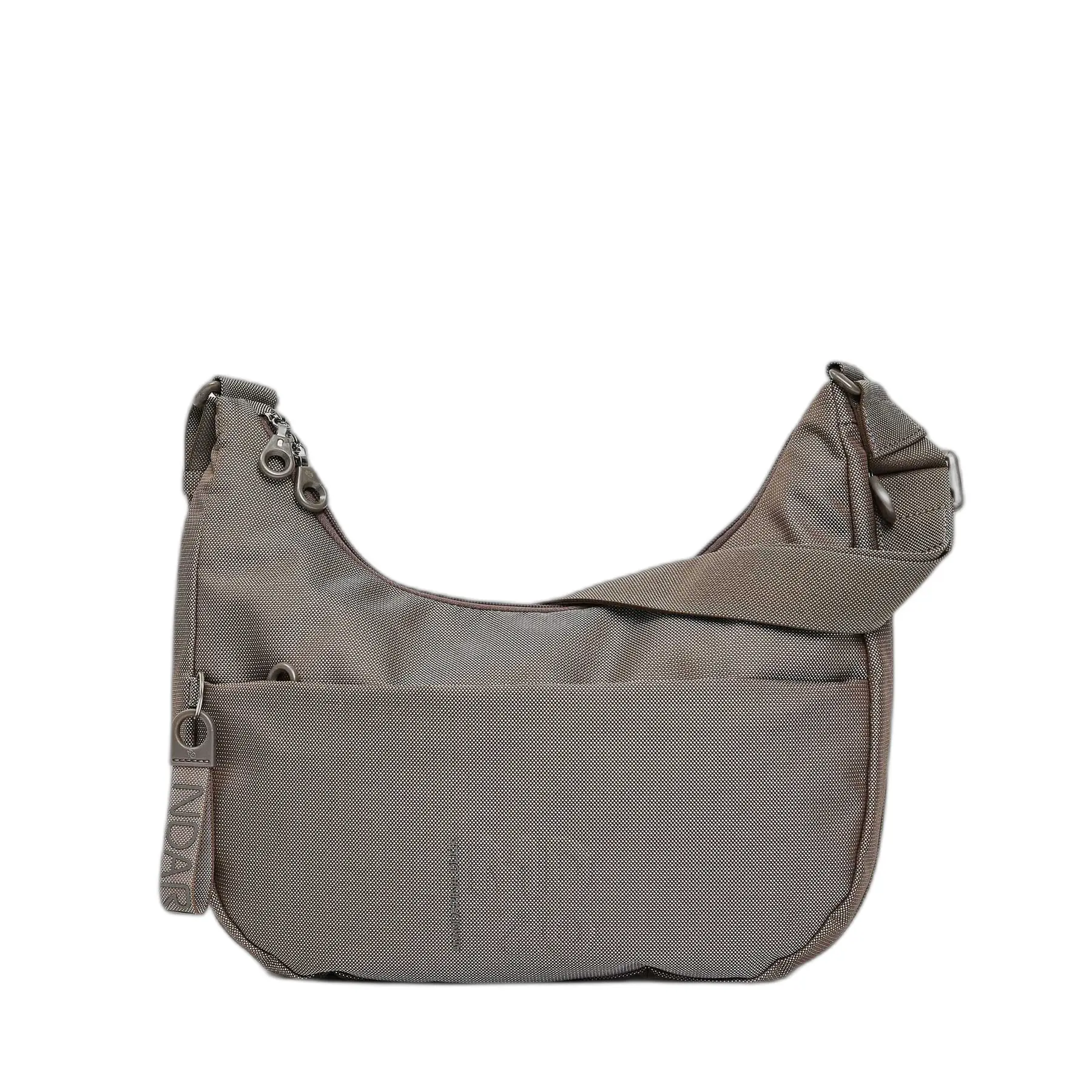 Expandable Shoulder Bag With Closure Mandarina Duck Hobo