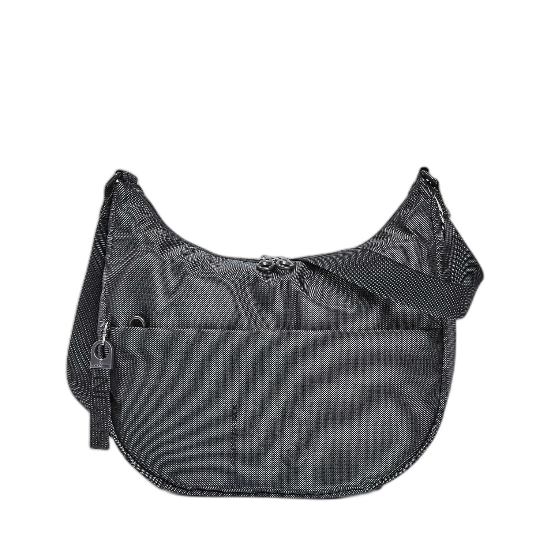 Mandarina Duck Unisex Gris Expandable Shoulder Bag With Closure Hobo