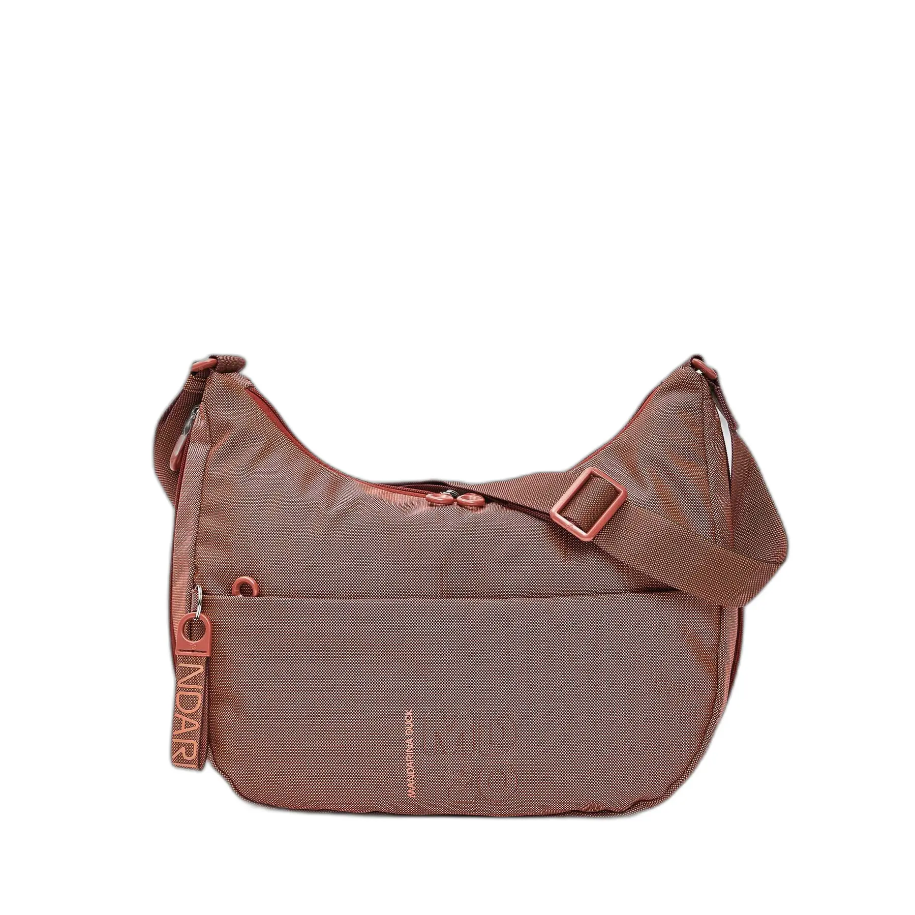 Expandable Shoulder Bag With Closure Mandarina Duck Hobo