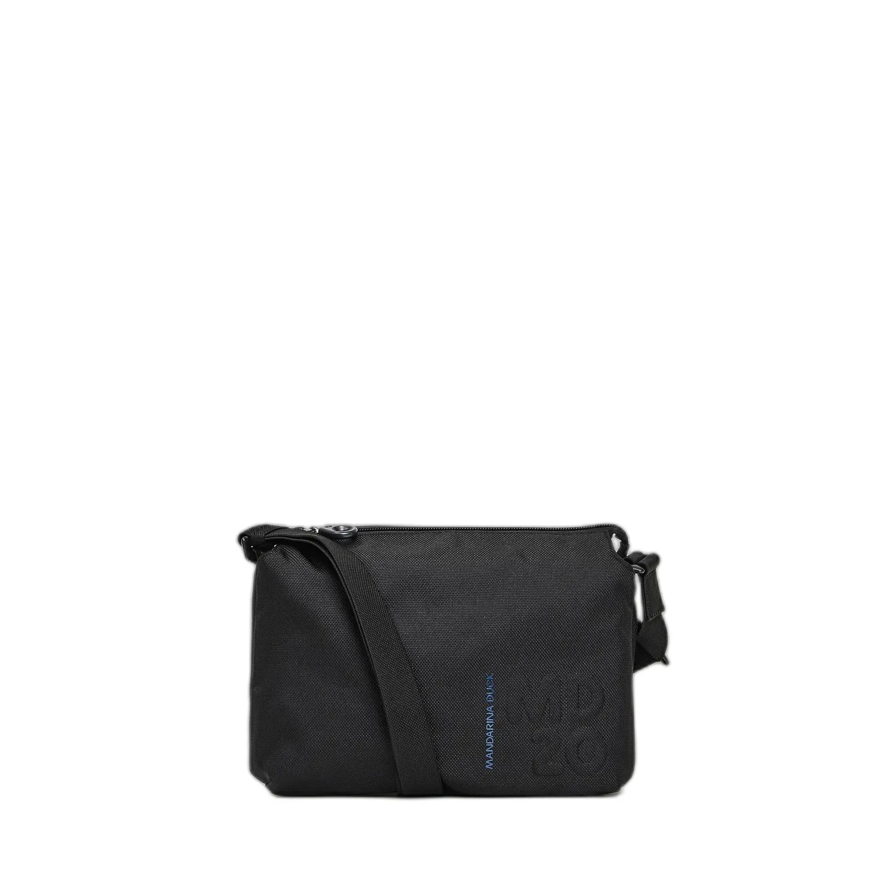 Mandarina Duck Unisex Noir Shoulder Bag With 3 Compartments Md20