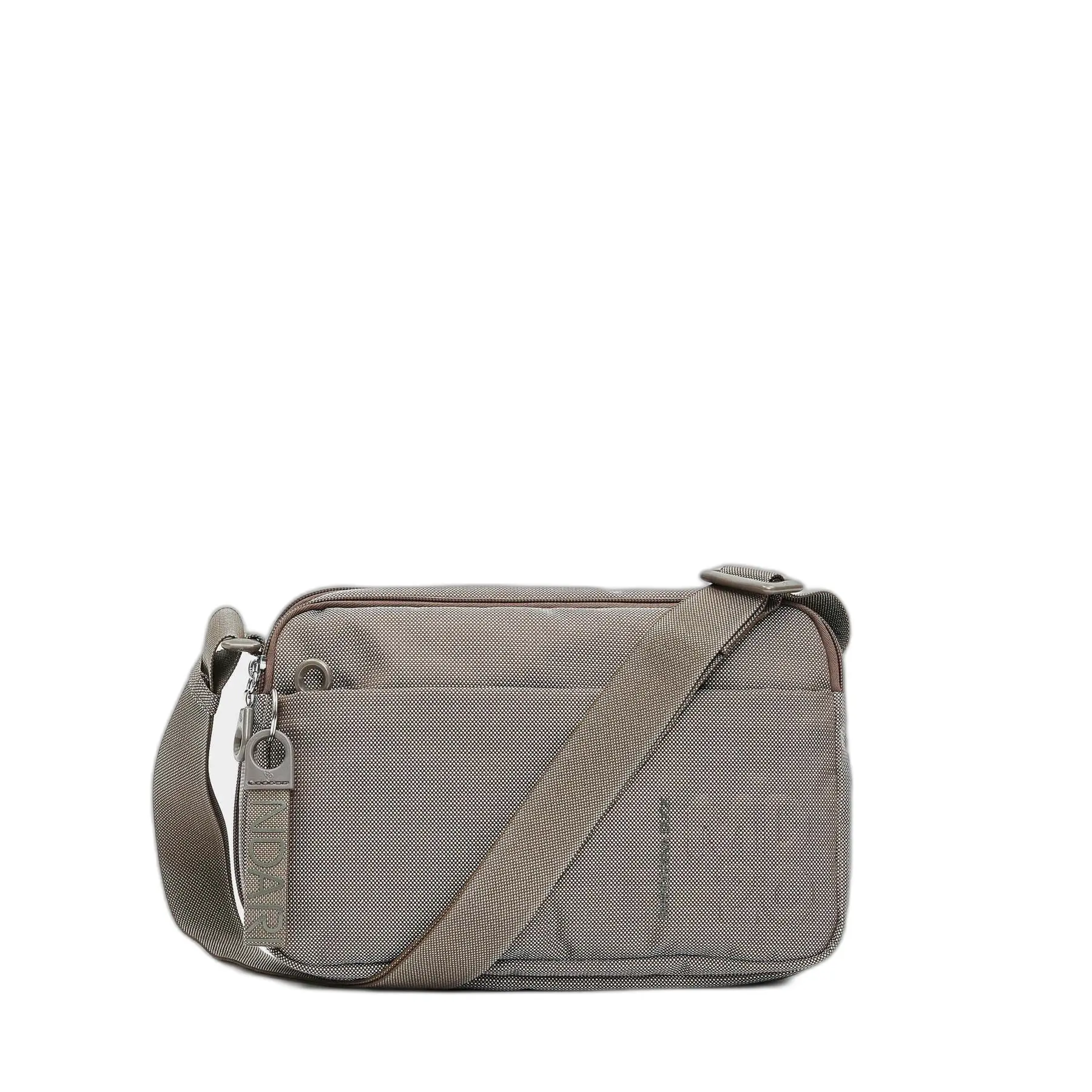 Double Zipper Expandable Shoulder Bag Mandarina Duck MD20