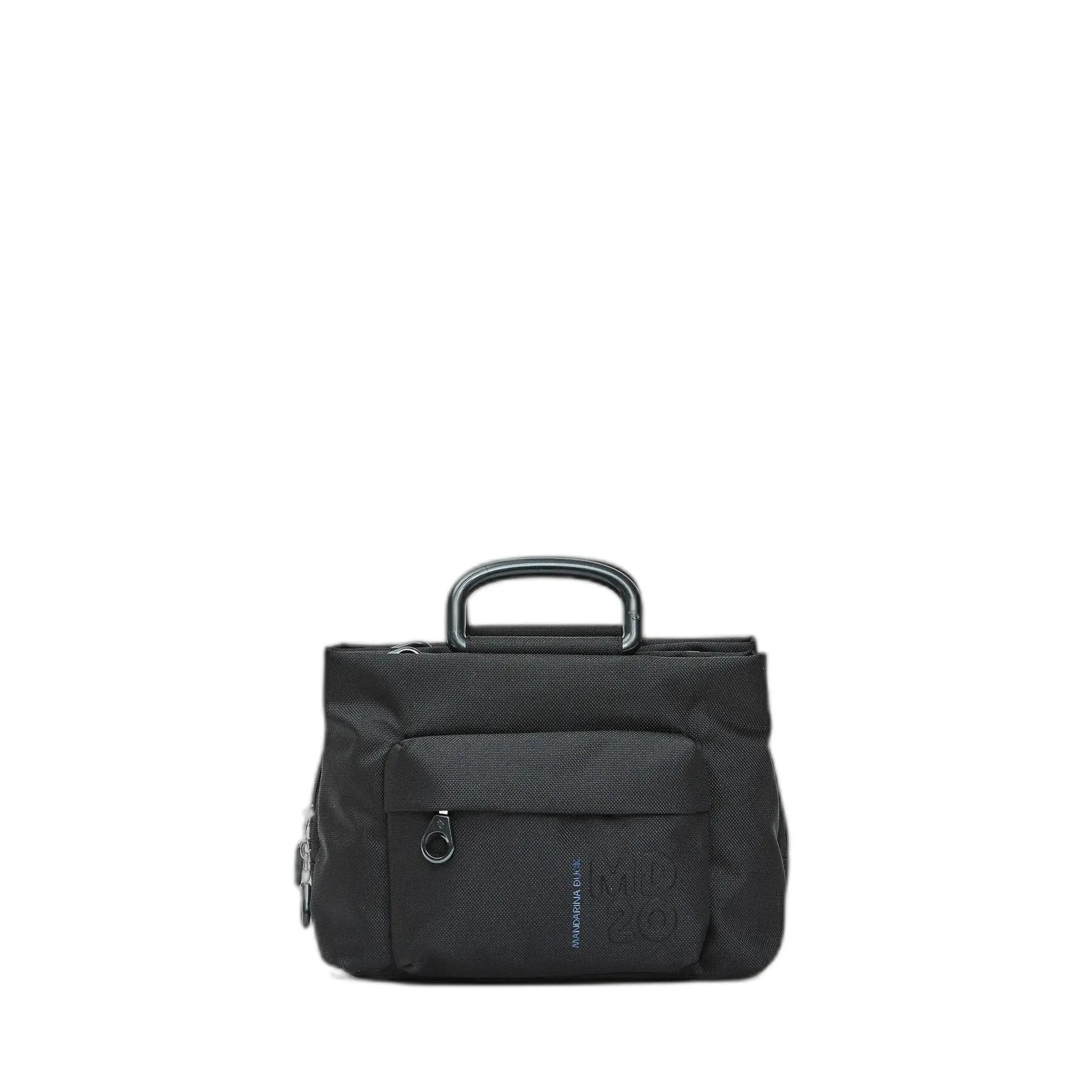 Mandarina Duck Unisex Noir Handbag With Front Pocket Md20