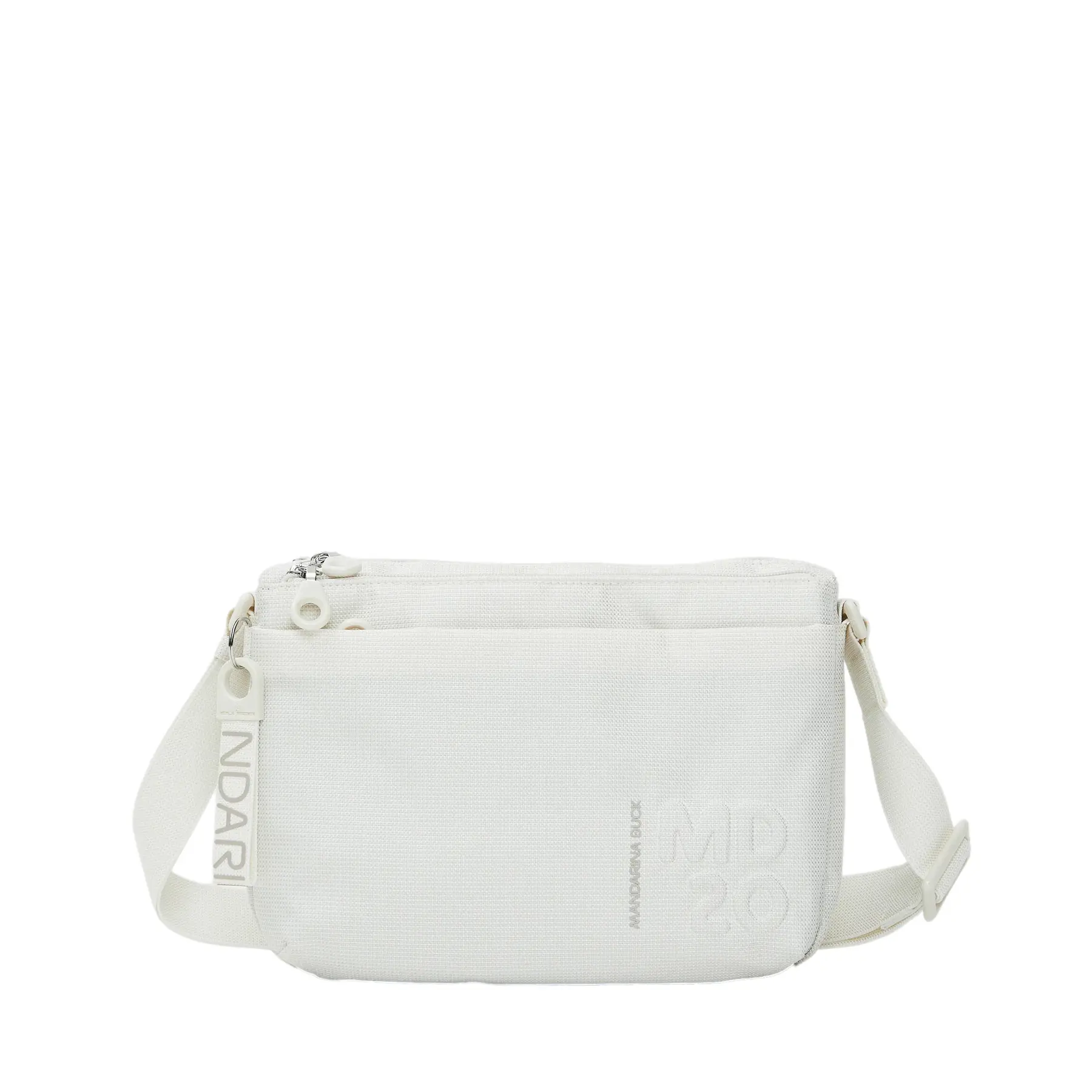Mandarina Duck Unisex Blanc Triple Pouch Shoulder Bag Md20