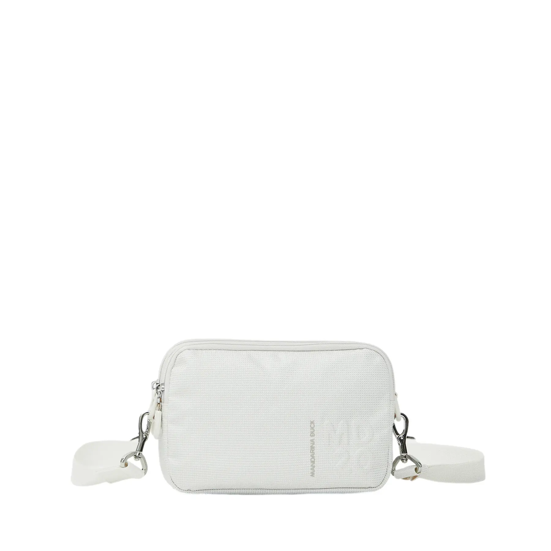 Mandarina Duck Unisex Blanc Double Compartment Shoulder Bag Md20