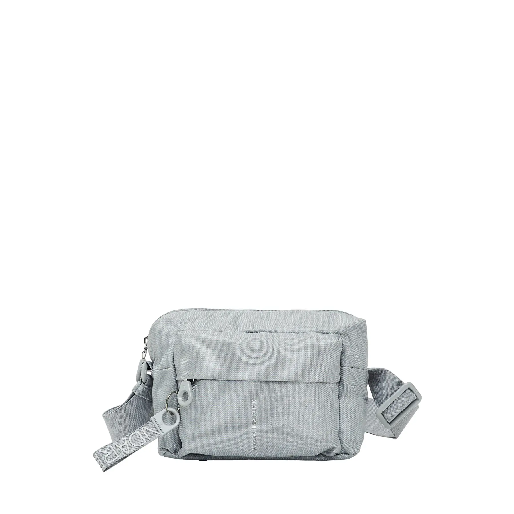 Mandarina Duck Unisex Gris Shoulder Bag With Front Pocket Md20