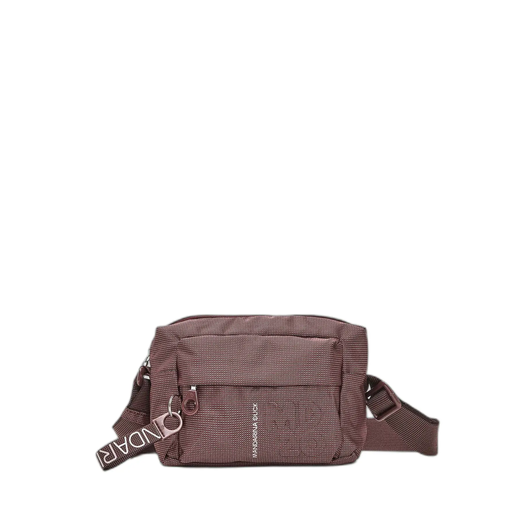 Mandarina Duck Unisex Rouge Shoulder Bag With Front Pocket Md20