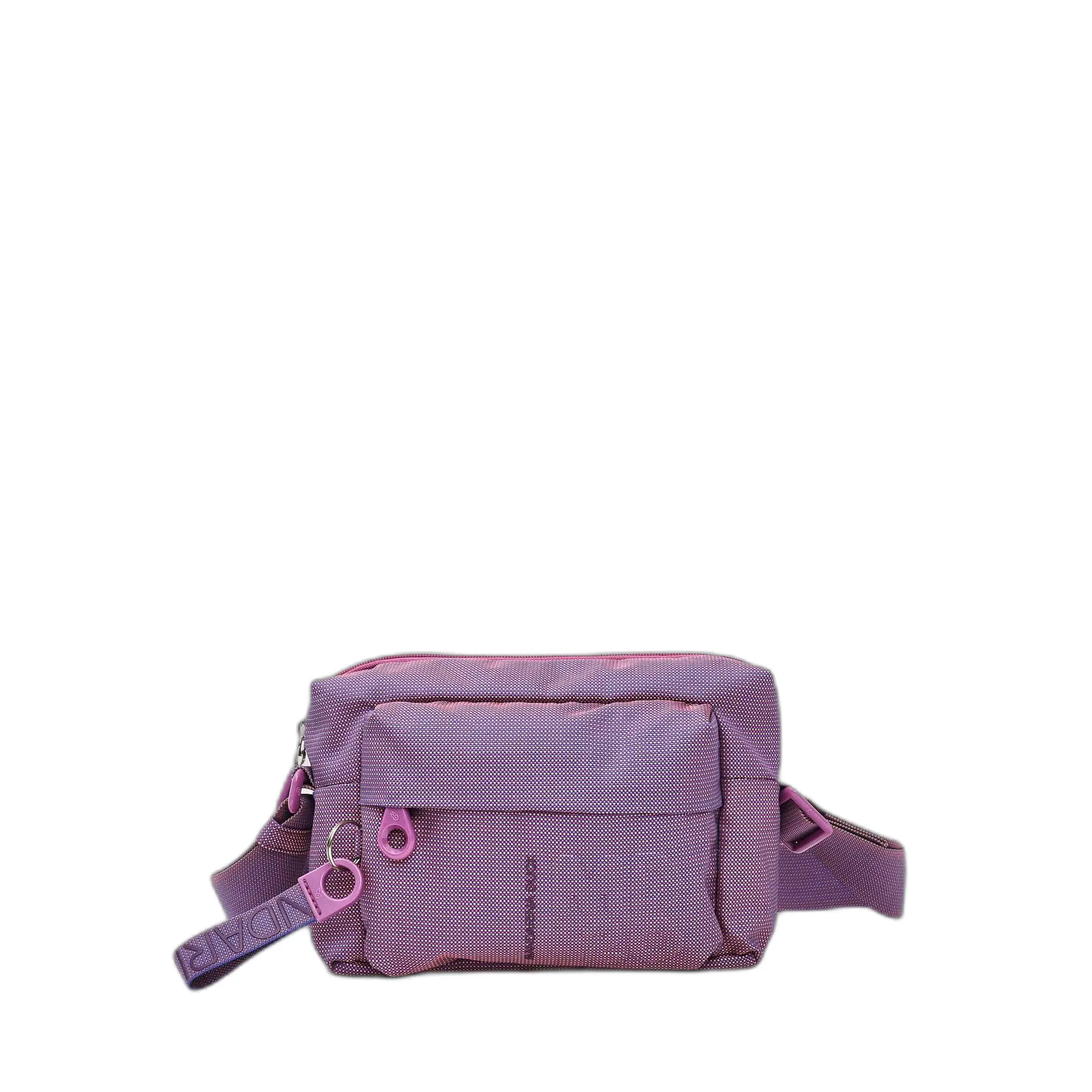 Mandarina Duck Unisex Violet Shoulder Bag With Front Pocket Md20