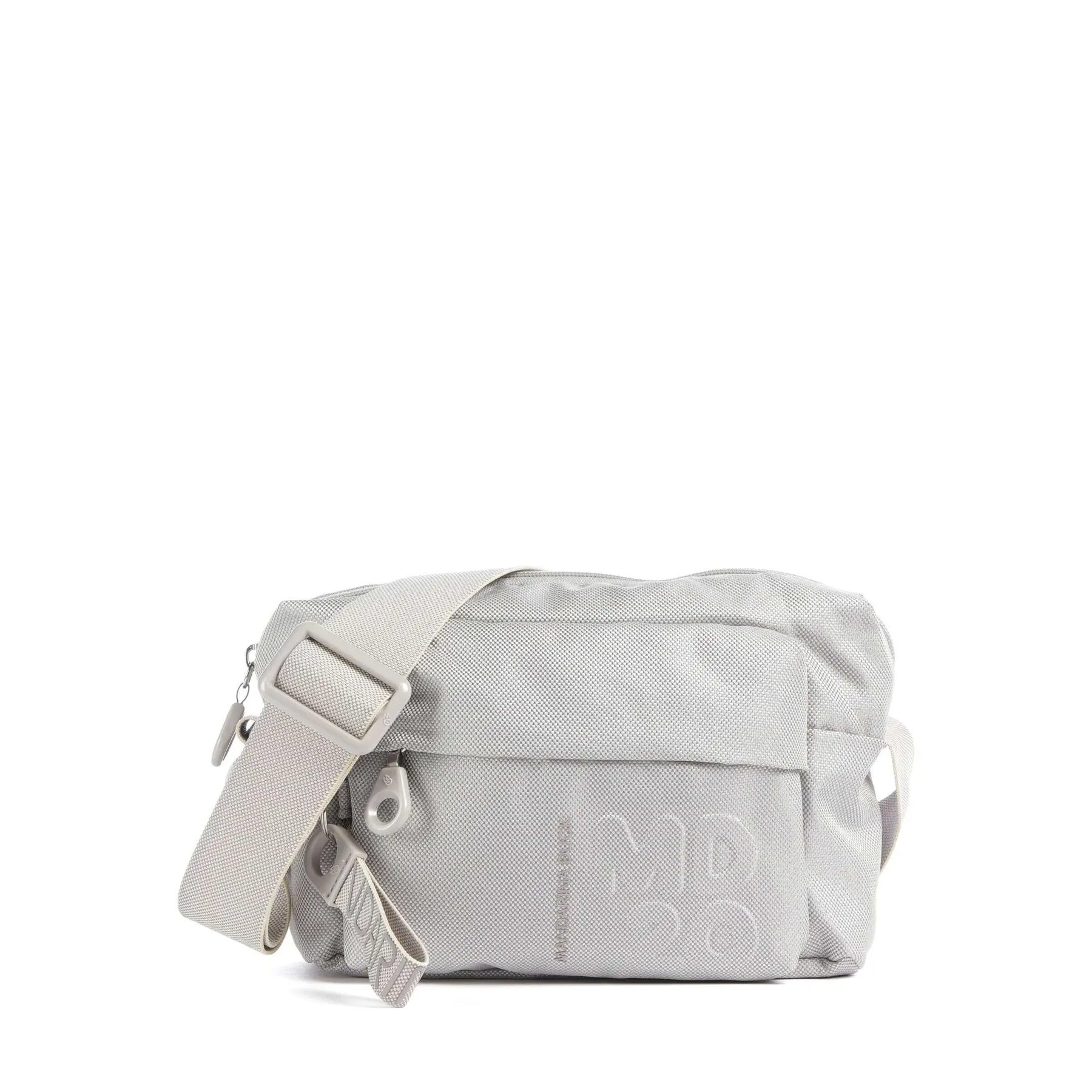 Mandarina Duck Unisex Beige Shoulder Bag With Front Pocket Md20
