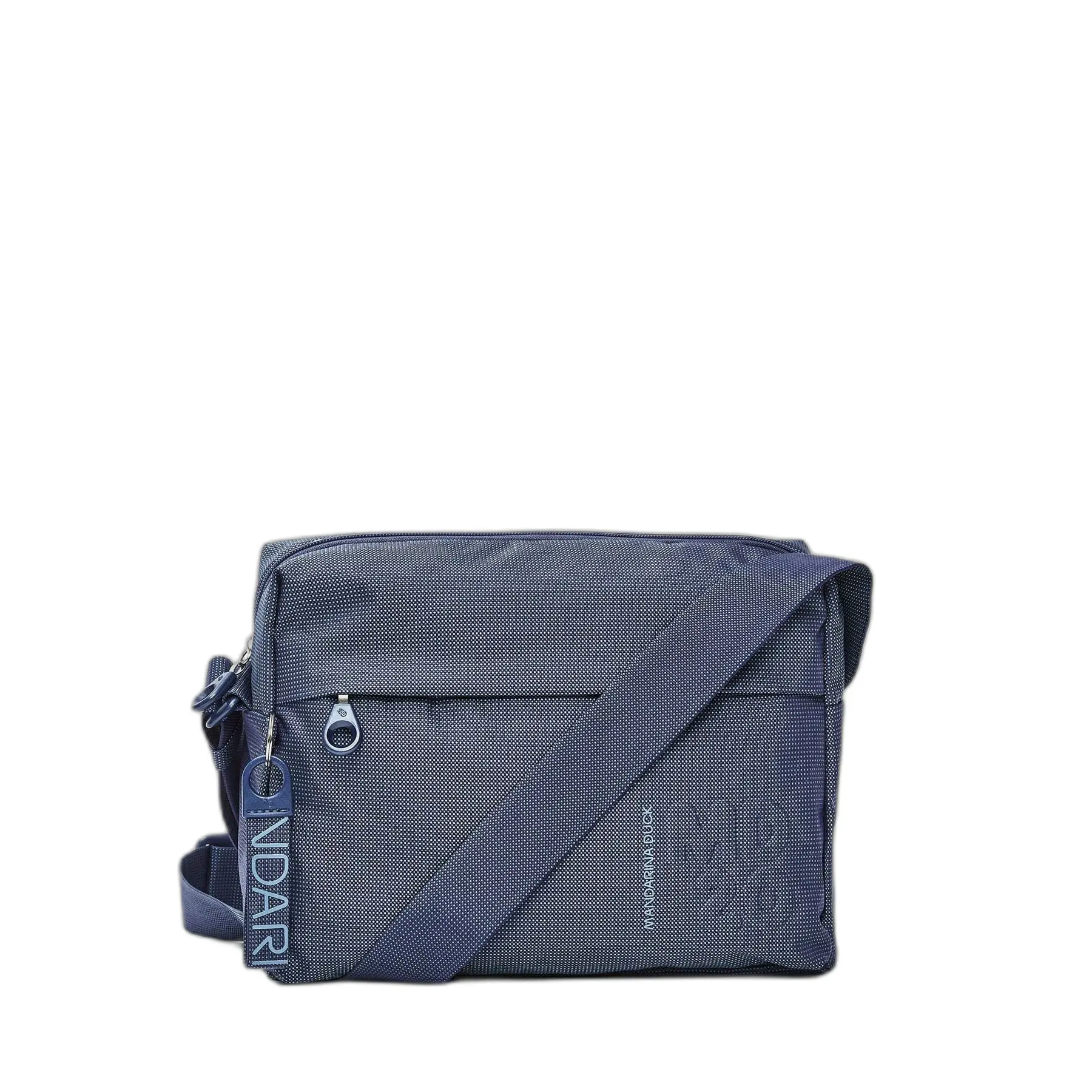 Mandarina Duck Unisex Bleu Shoulder Bag With A Pocket Md20