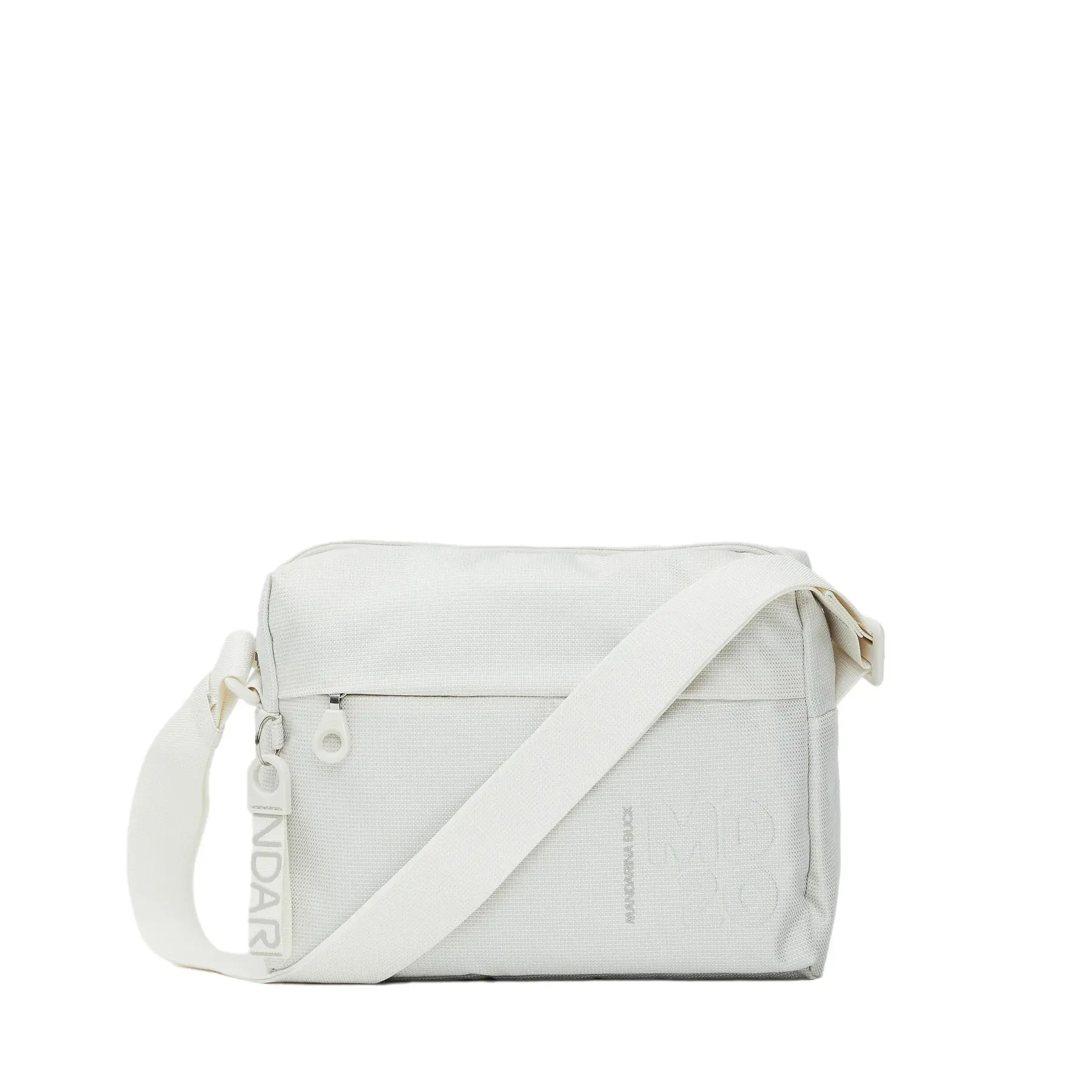 Mandarina Duck Unisex Blanc Shoulder Bag With A Pocket Md20