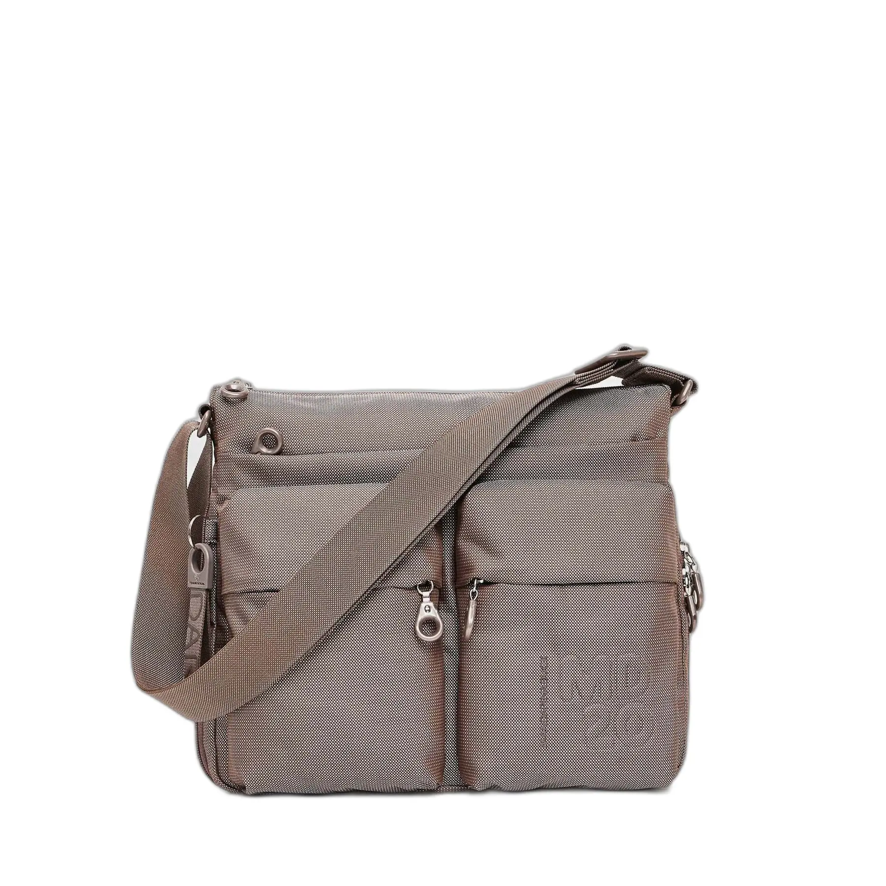 Mandarina Duck Unisex Marron Stretch Shoulder Bag Md20
