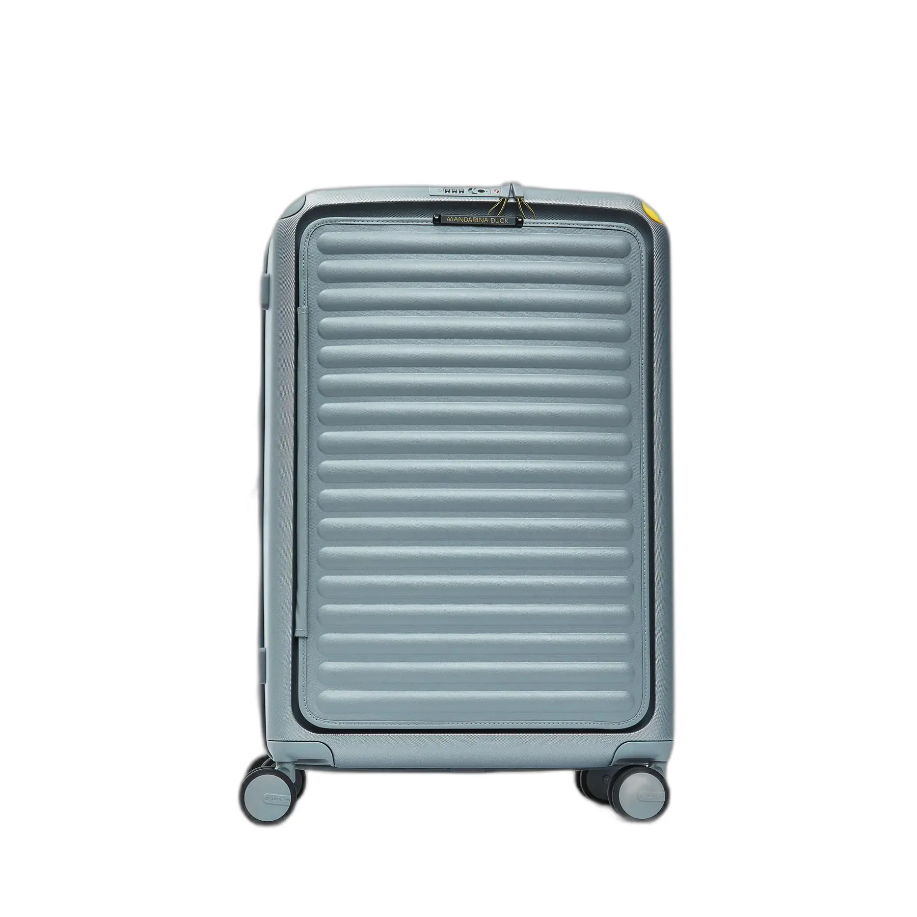 Mandarina Duck Unisex Bleu Medium Expandable Trolley Bag Smart Duck