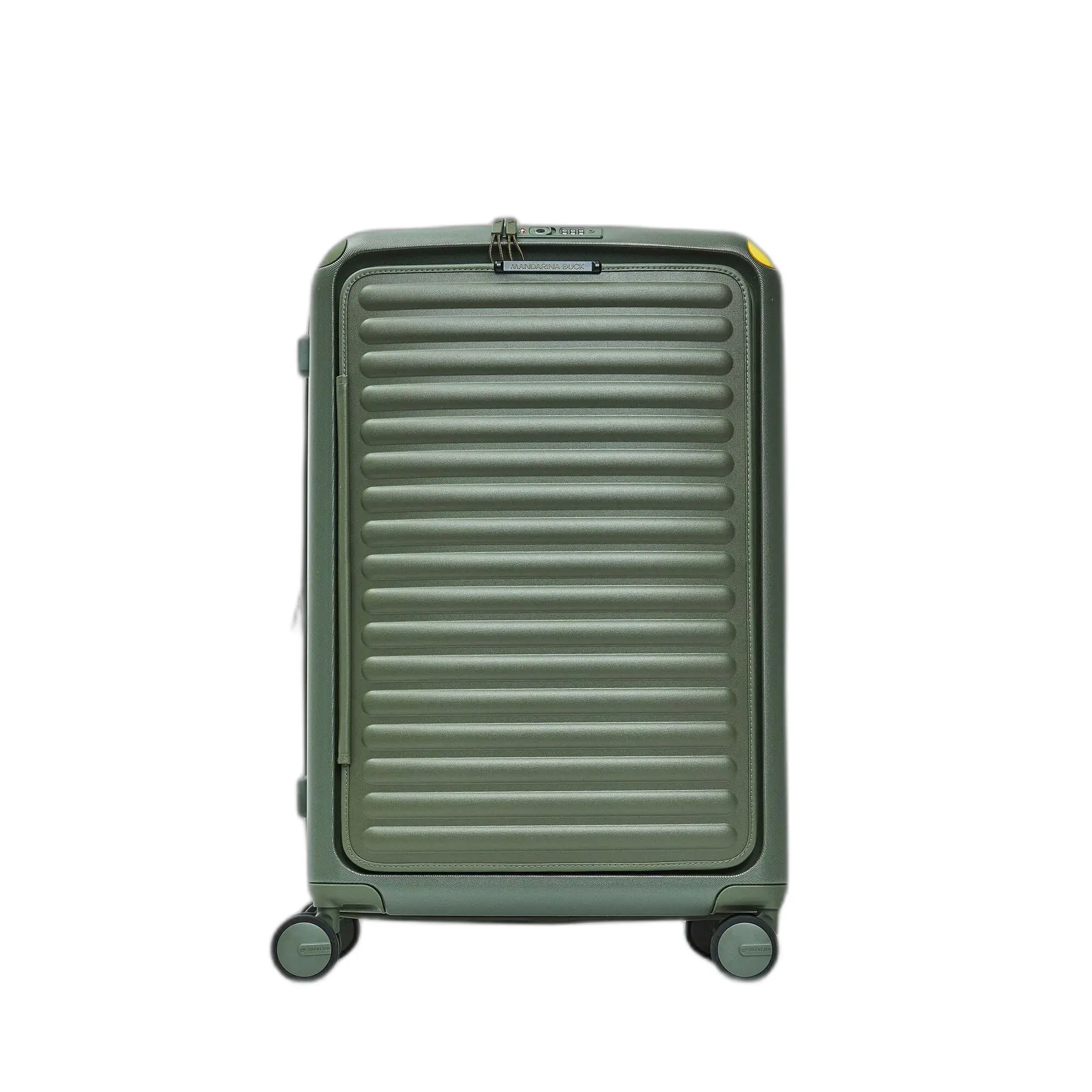 Mandarina Duck Unisex Vert Medium Expandable Trolley Bag Smart Duck