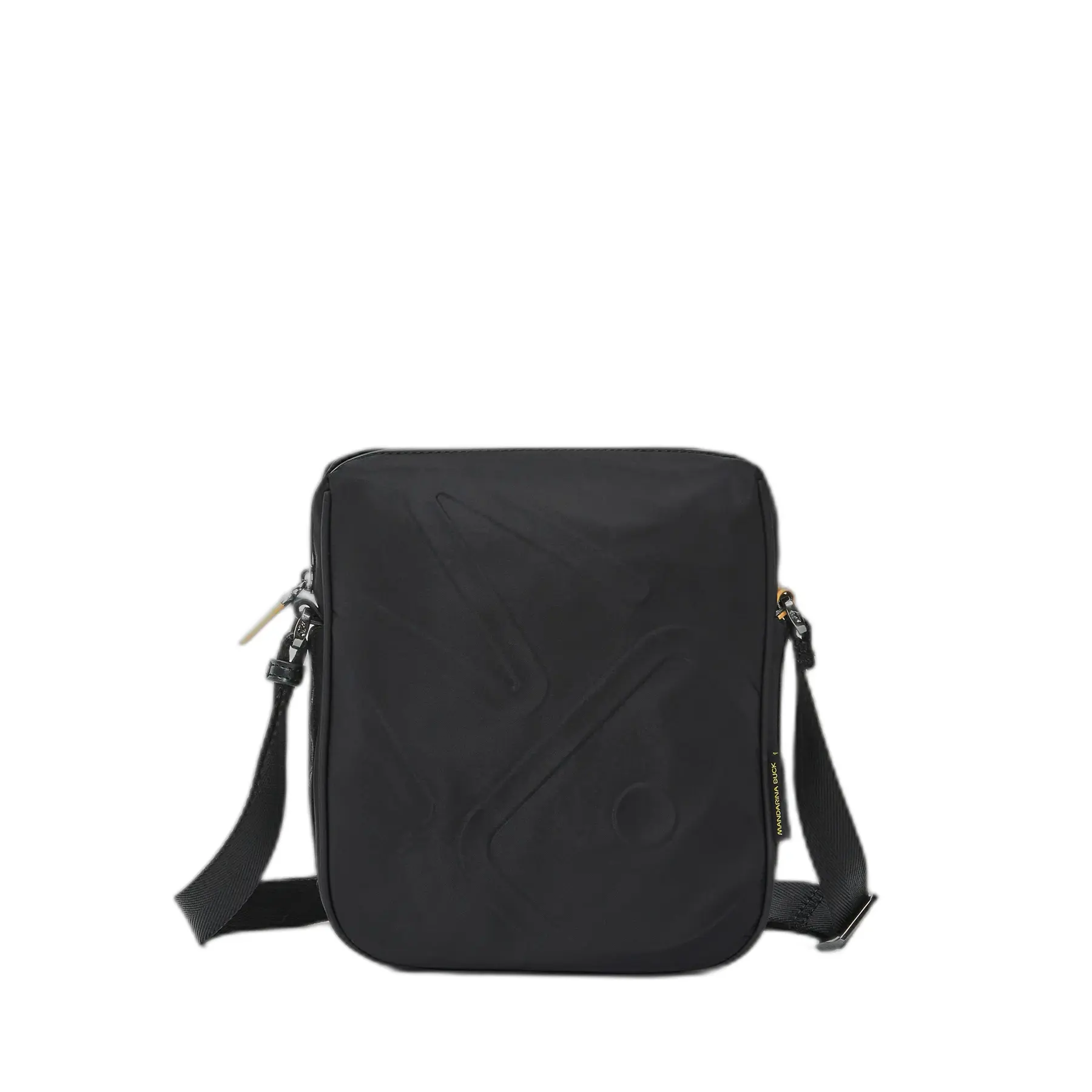 Mandarina Duck Unisex Noir Vertical Shoulder Bag Md Urban