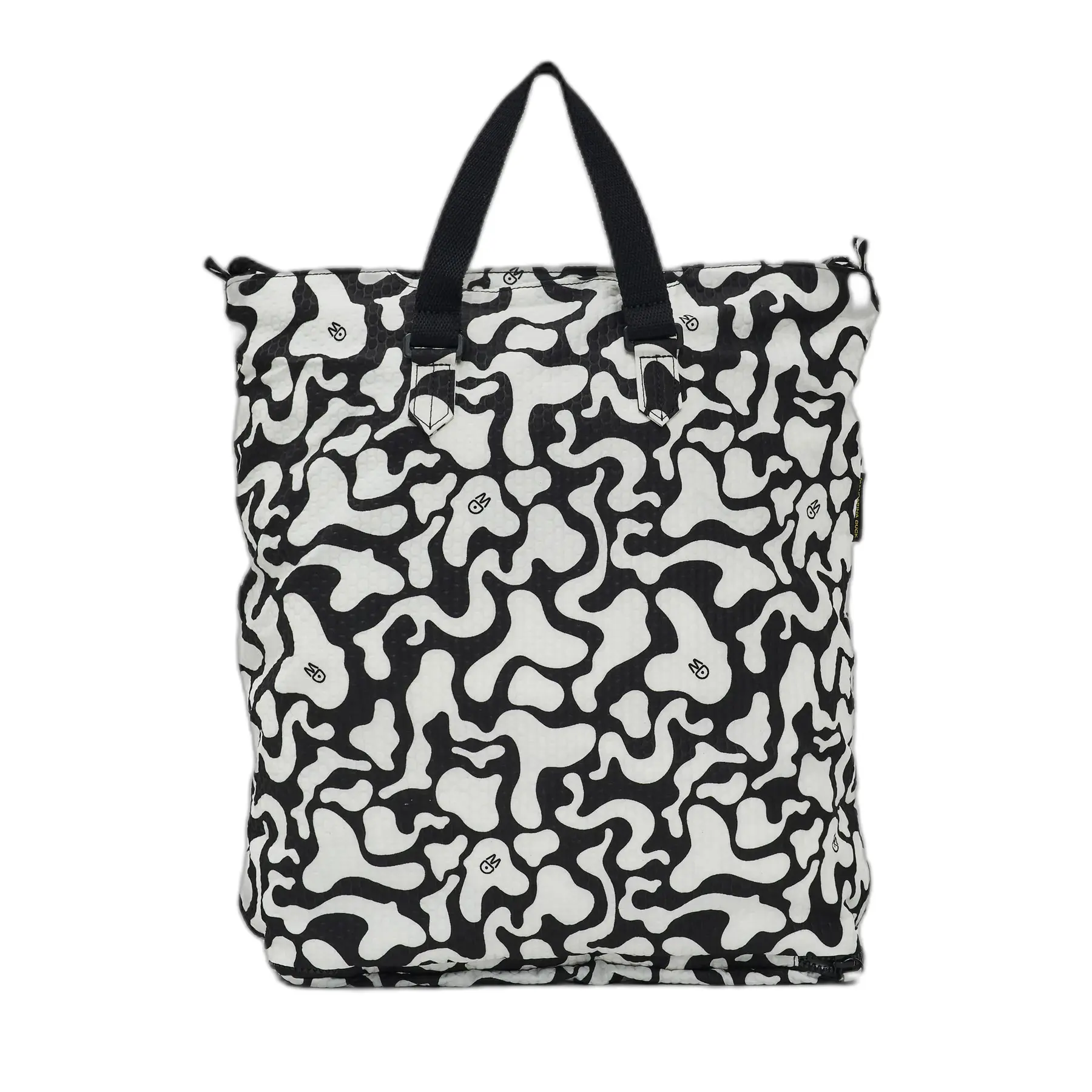 Mandarina Duck Unisex Noir Shopping Bag Revival Moire