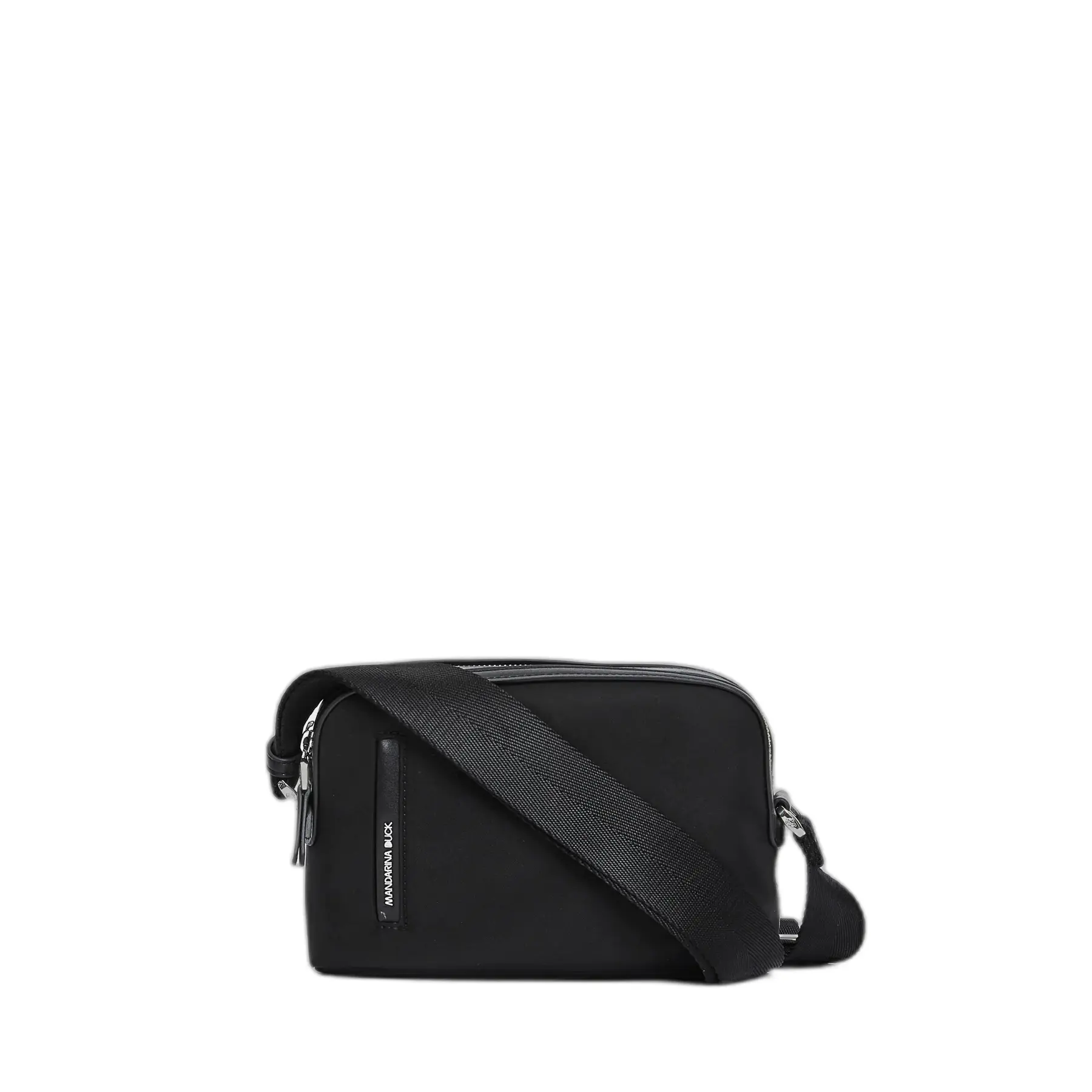 Mandarina Duck Unisex Noir Double Compartment Shoulder Bag Hunter