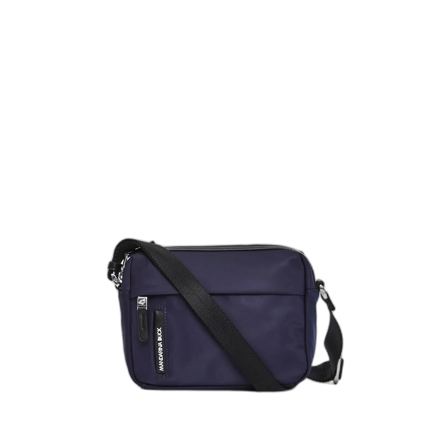 Mandarina Duck Unisex Violet Shoulder Bag With Front Pocket In Nylon Hunter