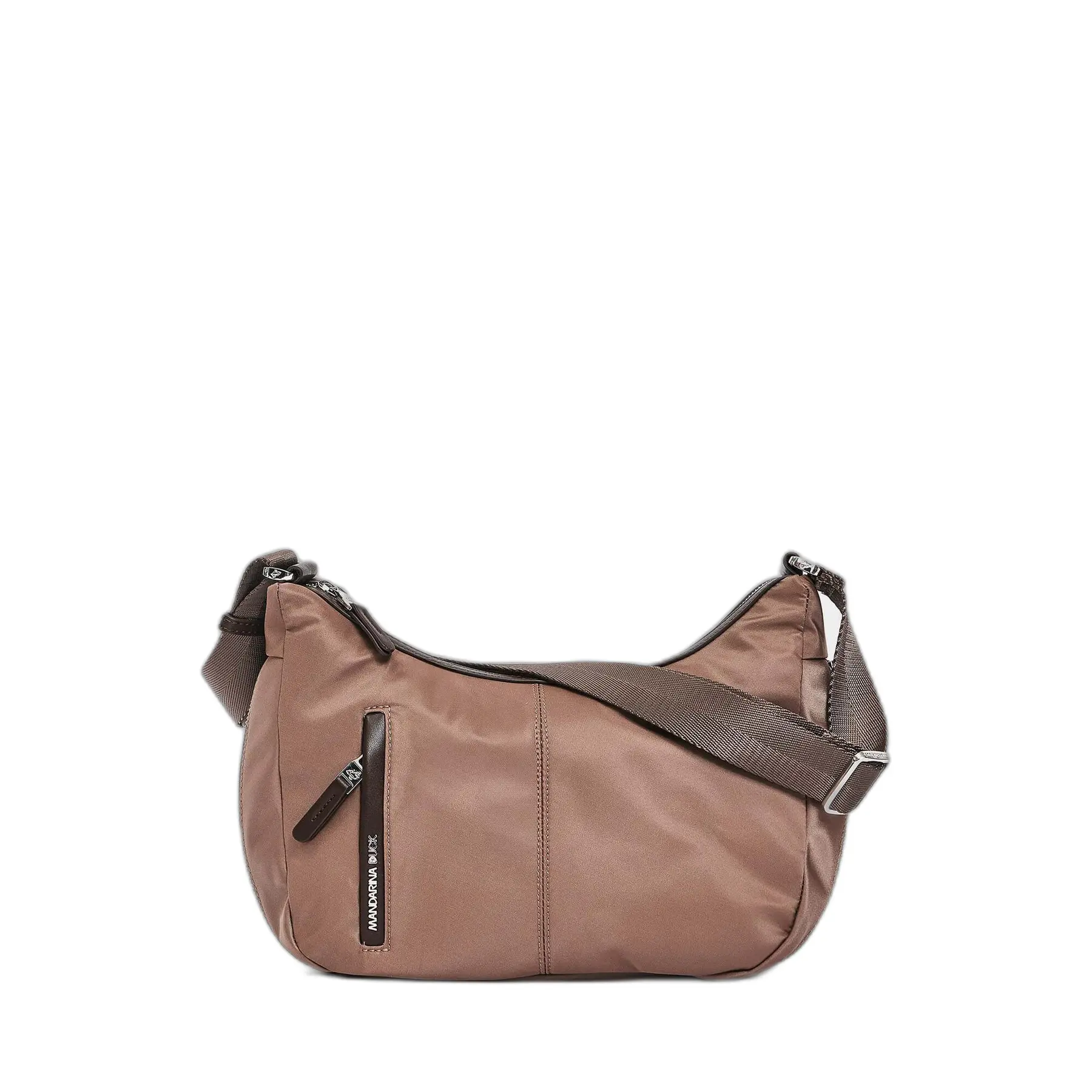 Mandarina Duck Unisex Marron Stretch Shoulder Bag Hobo Hunter