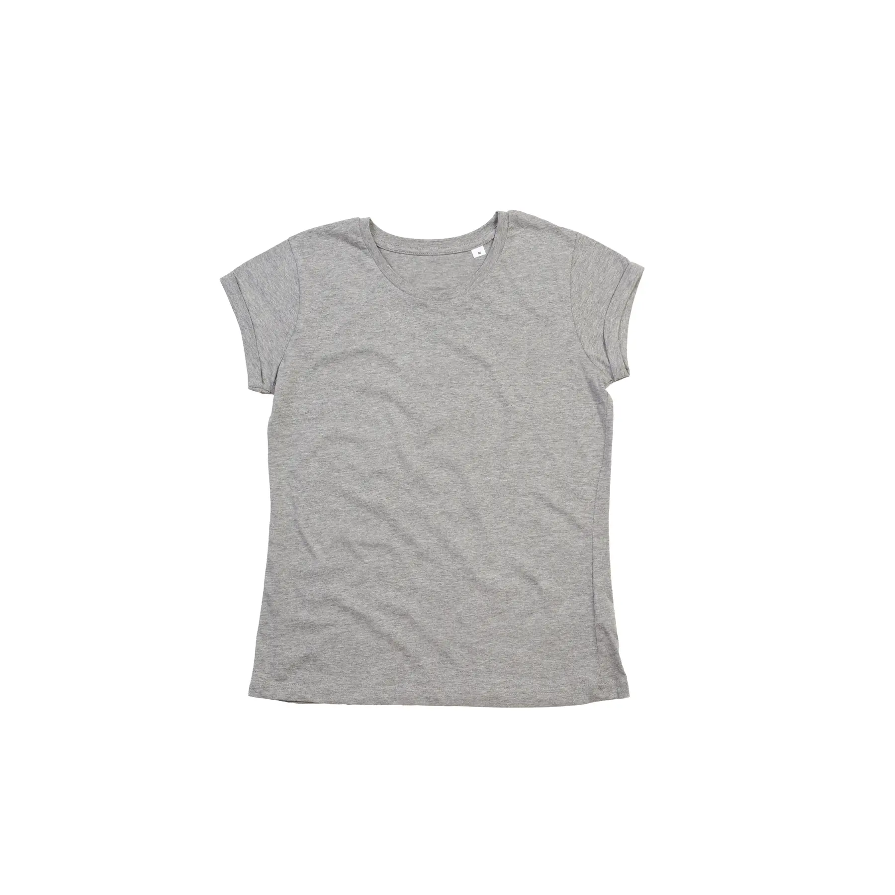 Mantis Women's Gris Rolled Sleeve T-Shirt