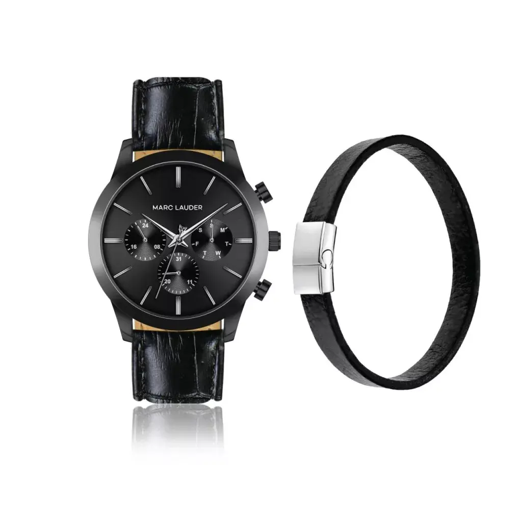 Marc Lauder Unisex Noir Watch London