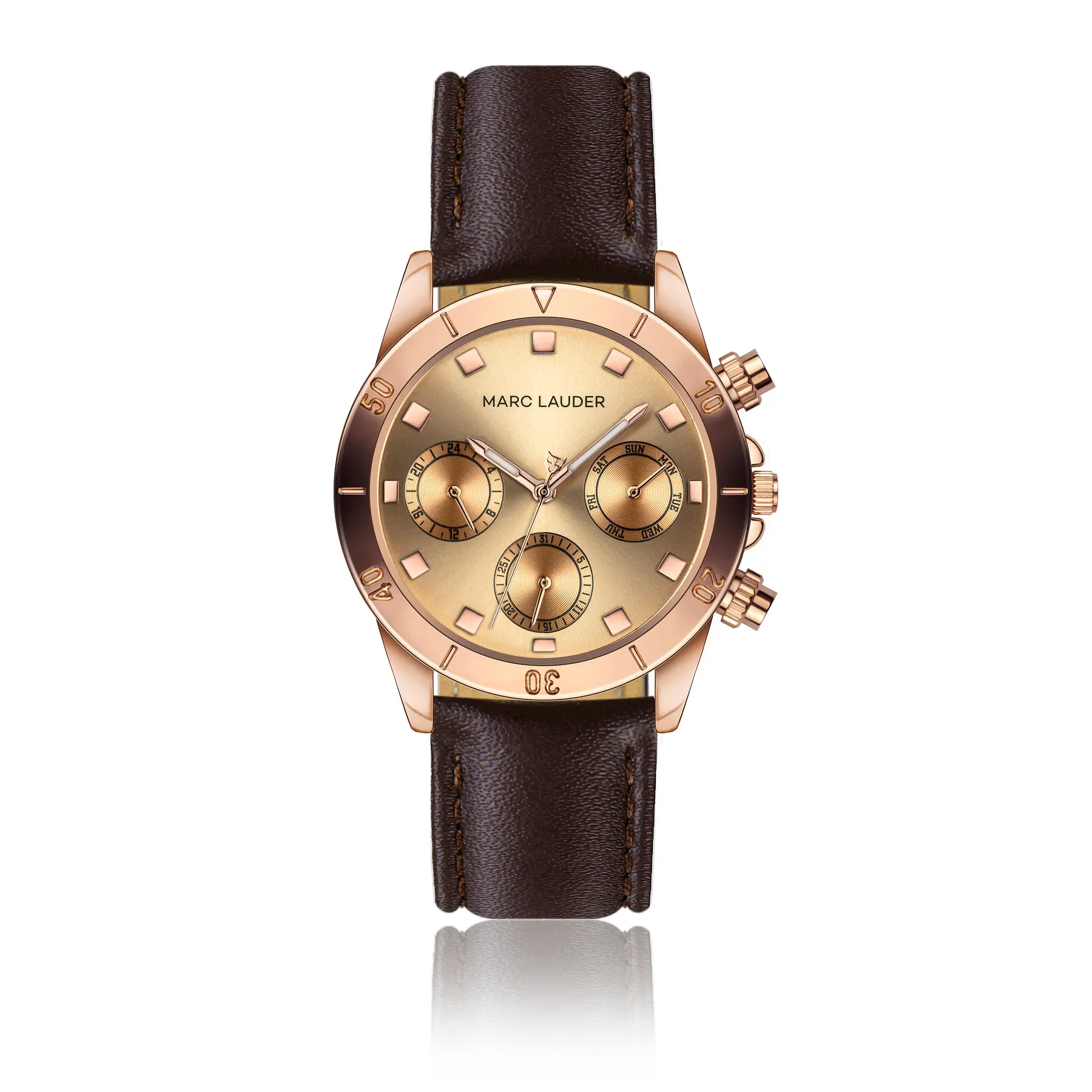 7756613693223 - Uhr mit Lederarmband Valencia