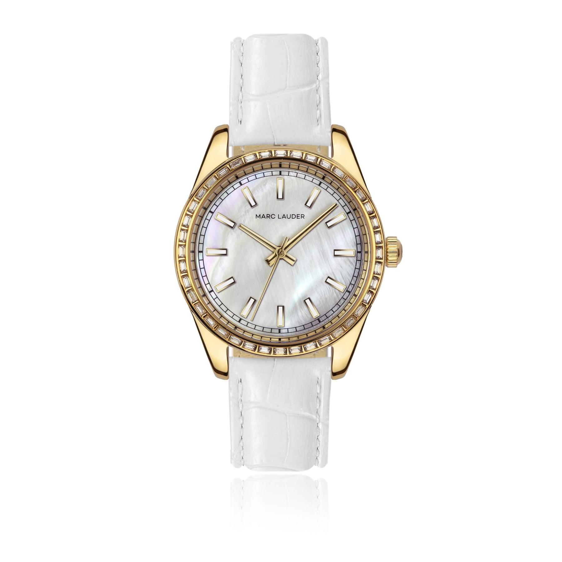 7756612198323 - Damenlederuhr aus Kalbsleder Tirana MOP