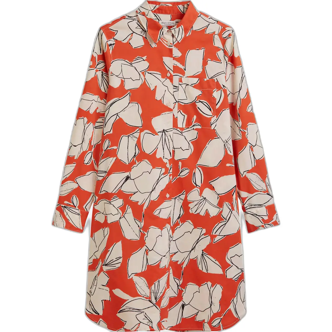 7325869279774 - Hemdkleid langarm Damen Marc OPolo A-Line