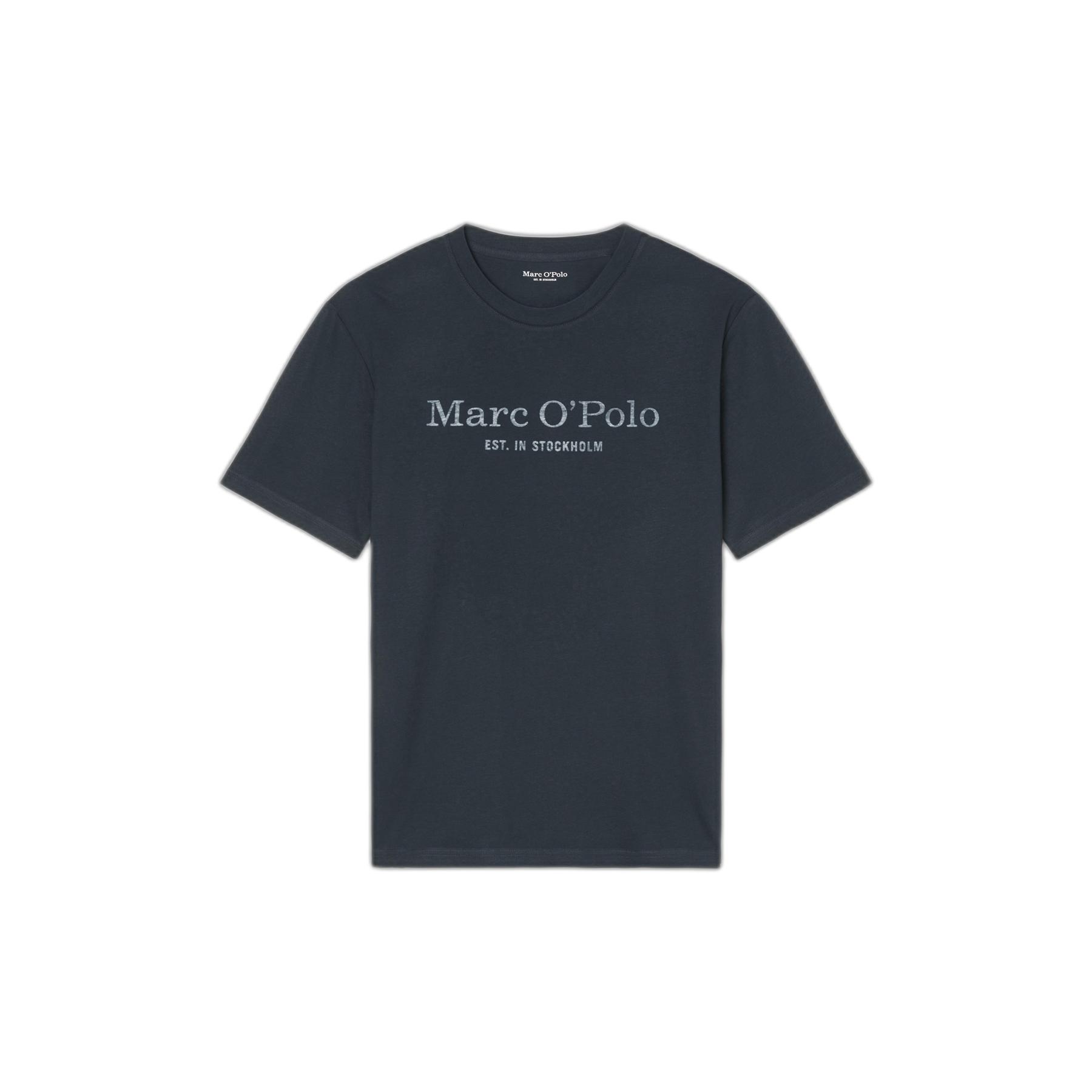 7325867247102 - Marc OPolo T-Shirt Herren Baumwolle marine bedruckt