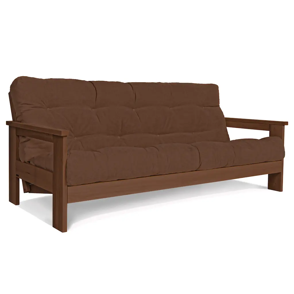 2482000006301 - Wandsofa aus Nussbaum Woodman Mexico