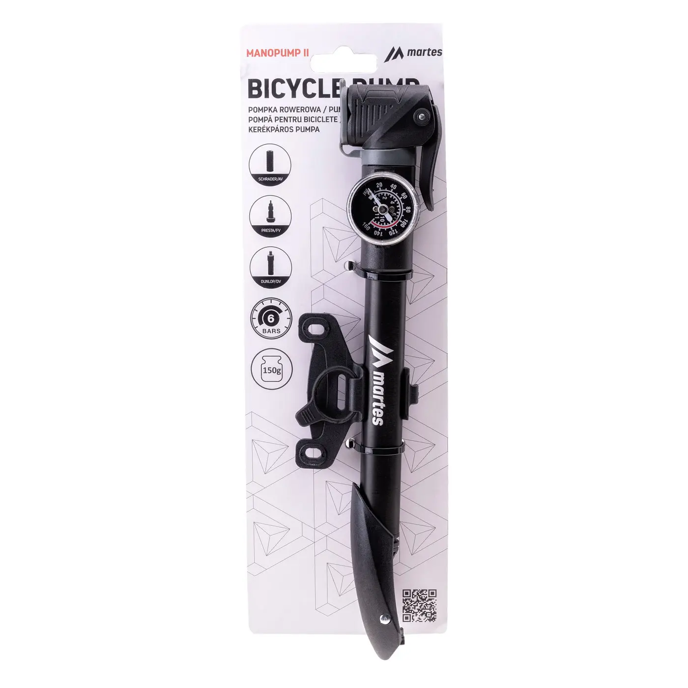 Velo Store - UK Bicycle pump Martes Manopump II | Extra 10% off with Subscription, Postage £16.79 to UK Fedex.