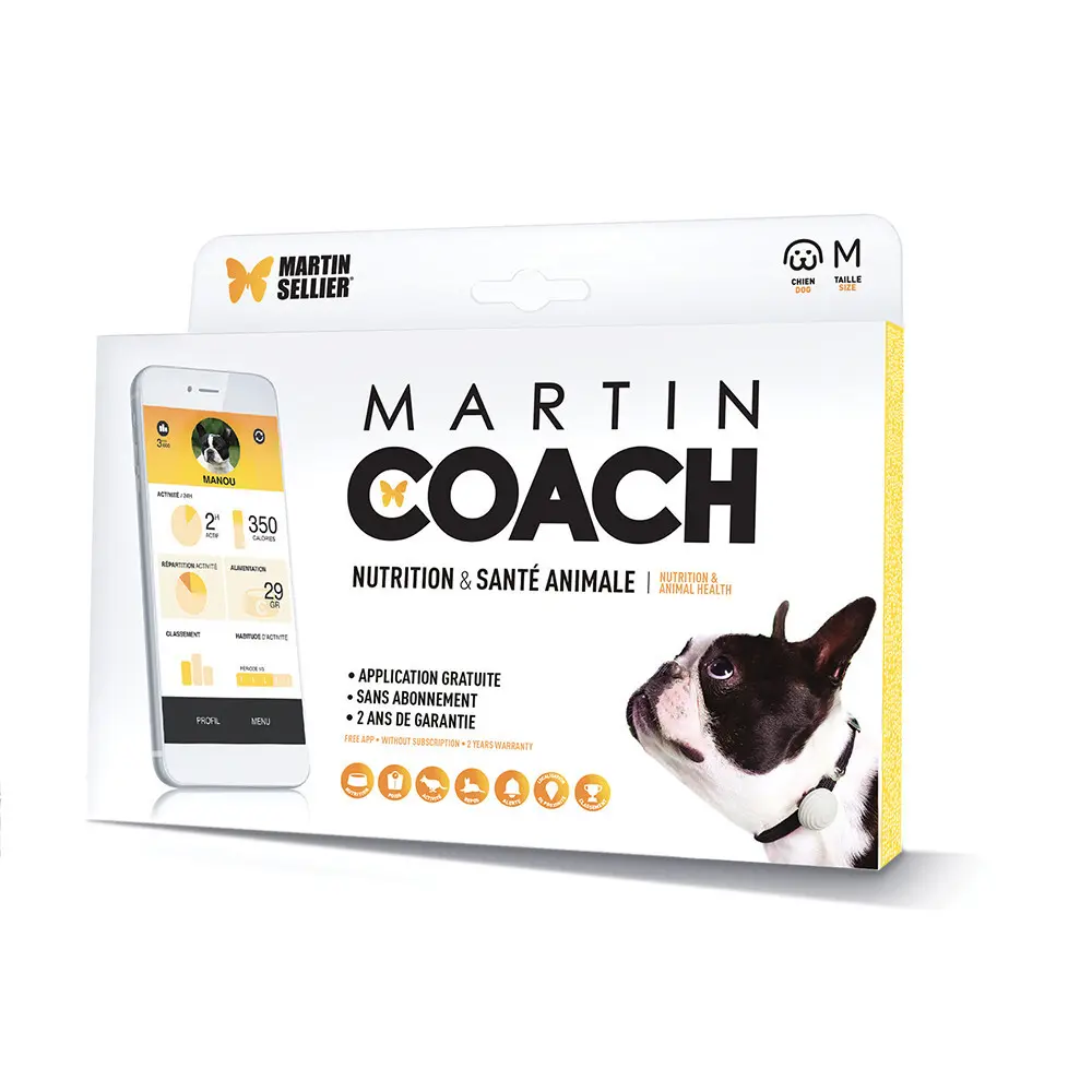 Martin Sellier Blanc Dog Harness Coach