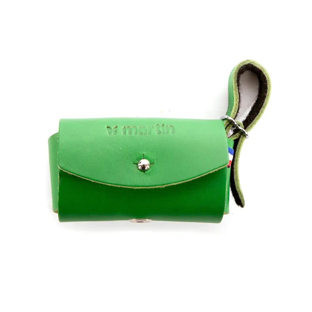Distributeur pour chien et chat cuir Martin Sellier