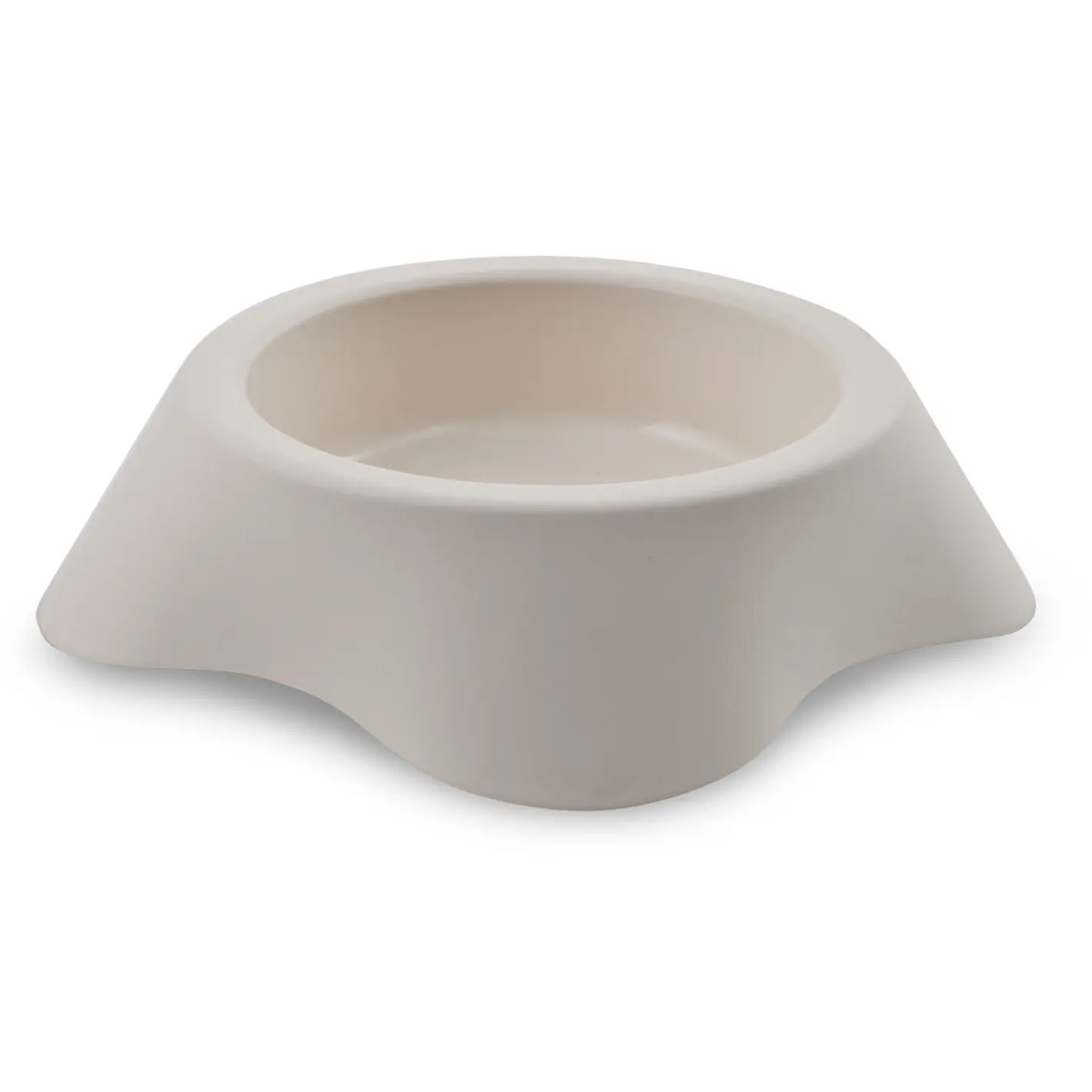 Martin Sellier Beige Plastic Cat Bowl