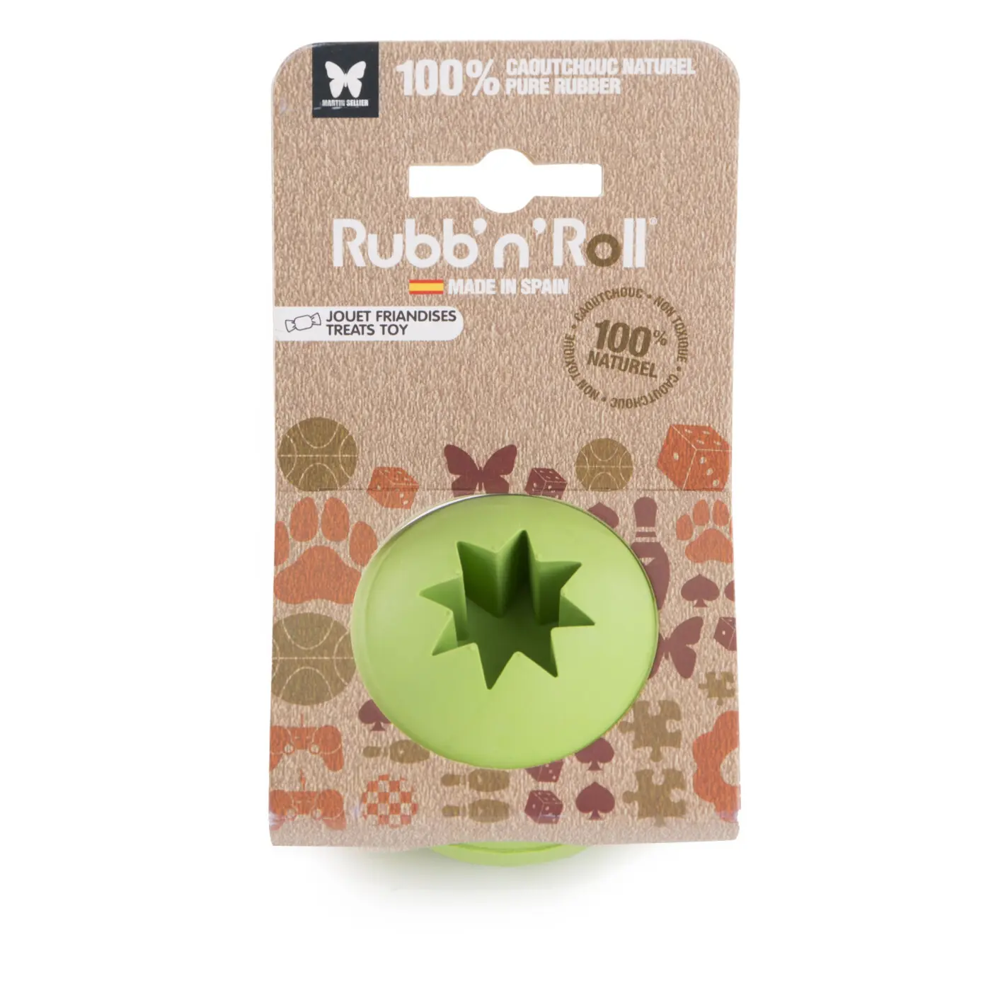 Comparer les prix de Balle friandise pour chien Martin Sellier Rubb'n