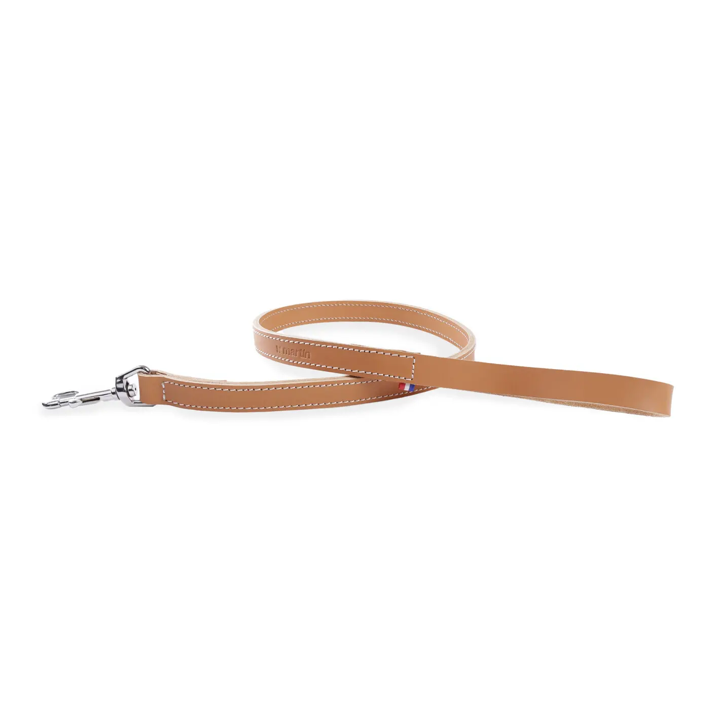 Laisse pour chien cuir vachette Martin Sellier