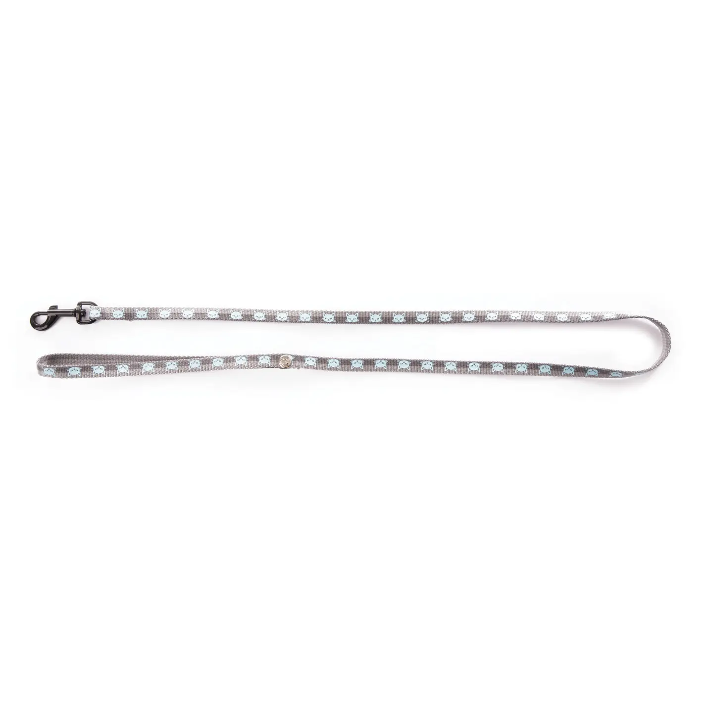 Martin Sellier Gris Nylon Moustache Dog Lead
