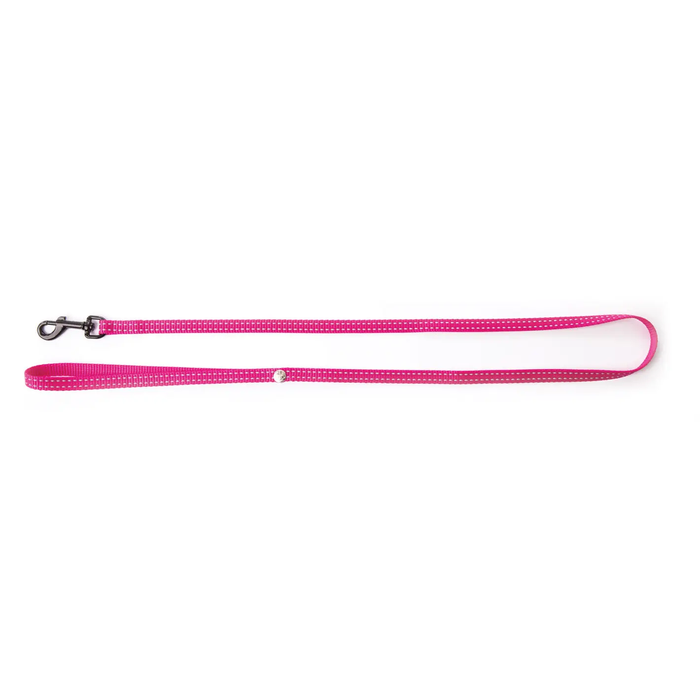 Martin Sellier Rose Nylon Dog Leash Flash