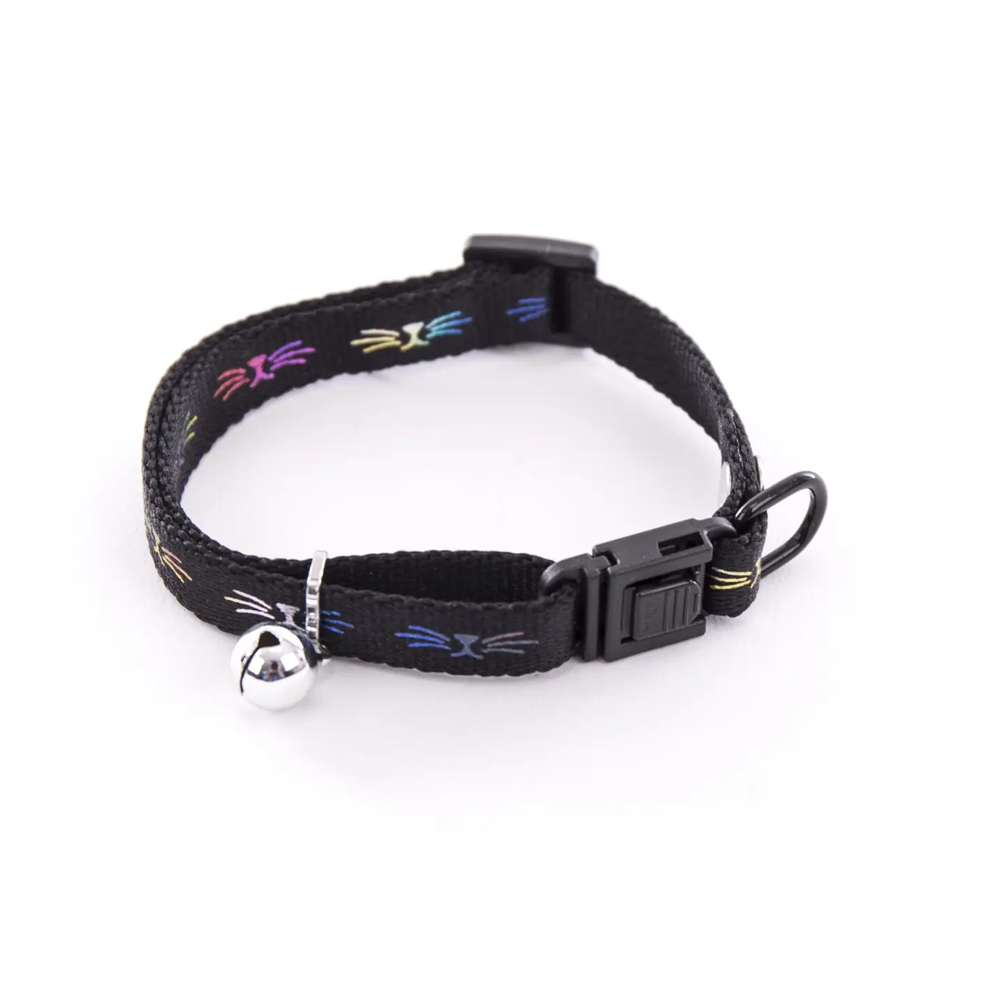 Martin Sellier Noir Nylon Collar For Cats