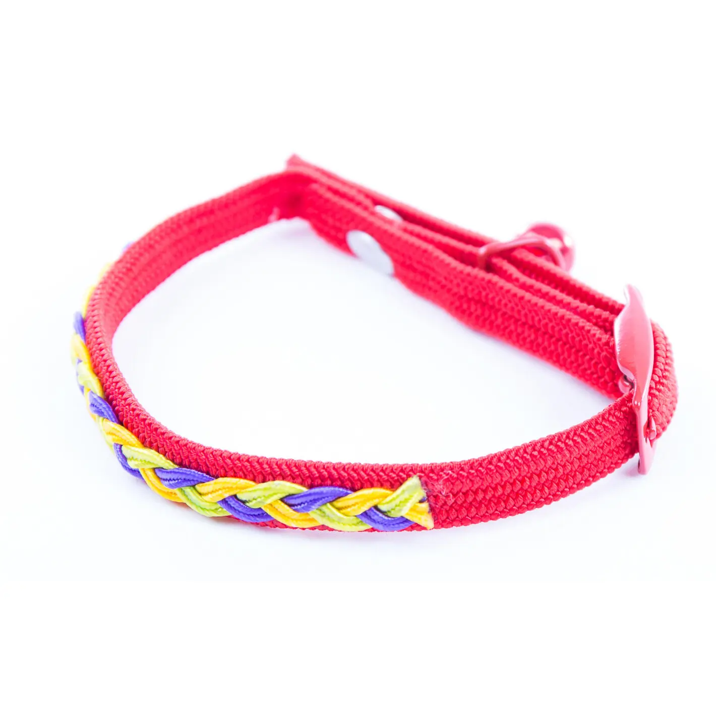 Martin Sellier Rouge Braided Nylon Cat Collar