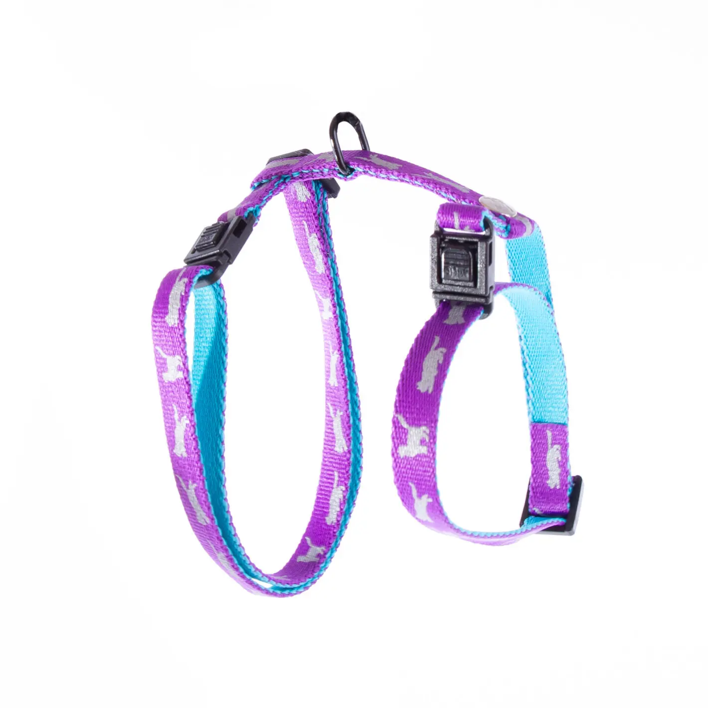 Martin Sellier Violet Adjustable Nylon Cat Harness Cat Bico
