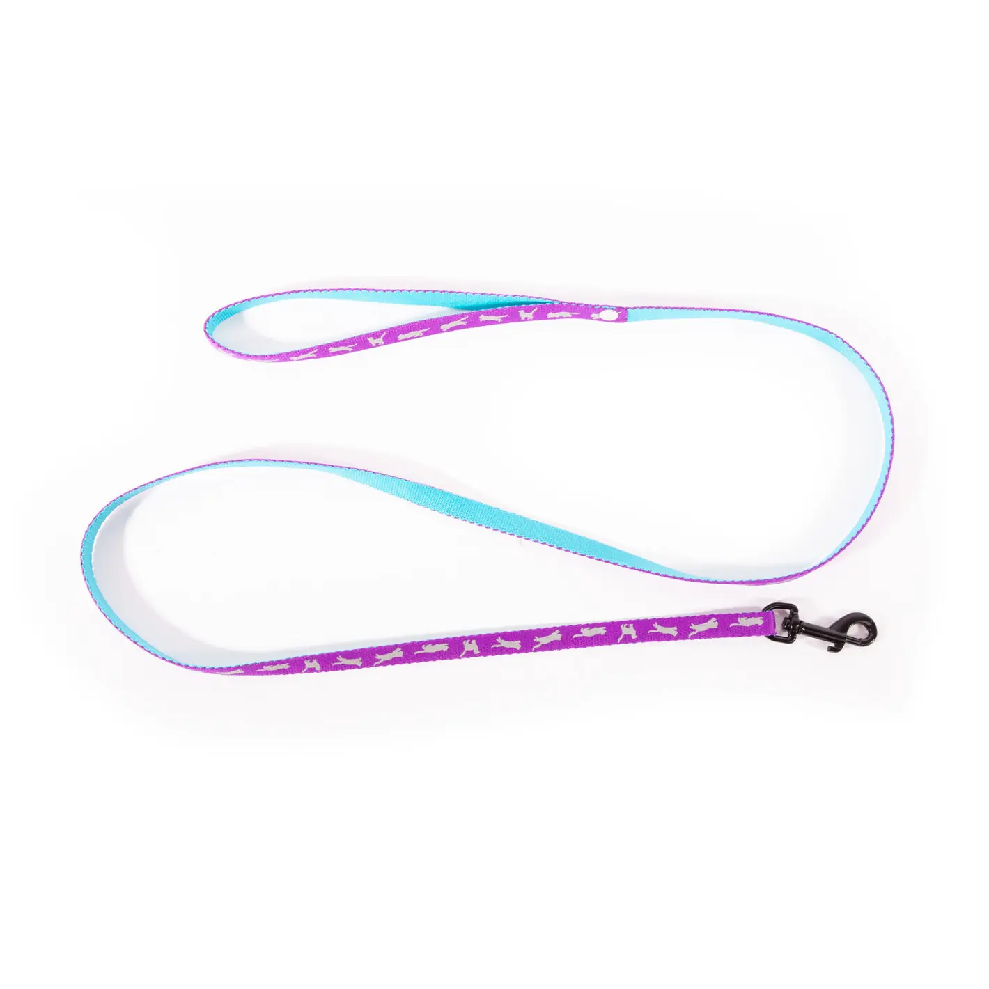 Martin Sellier Violet Nylon Dog Leash Cat Bico