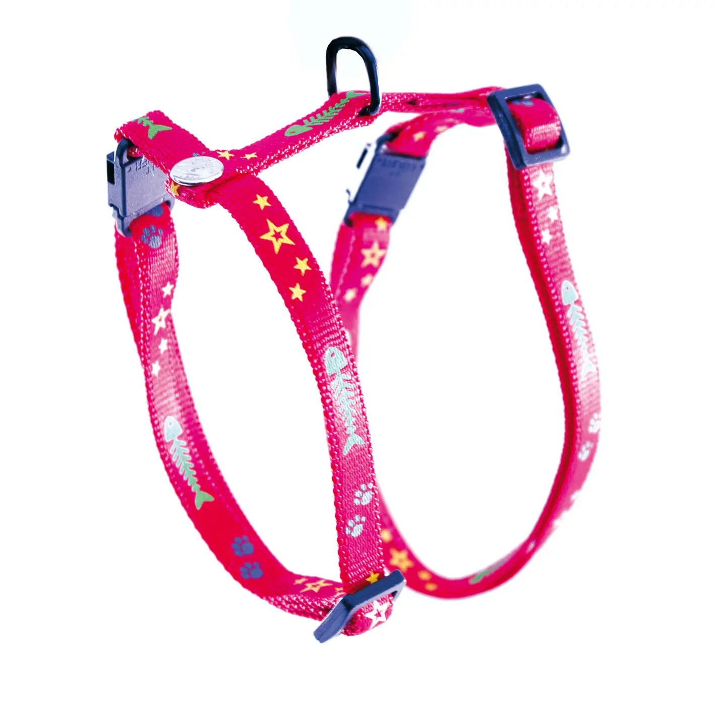 Harnais pour chat réglable nylon Martin Sellier Fish