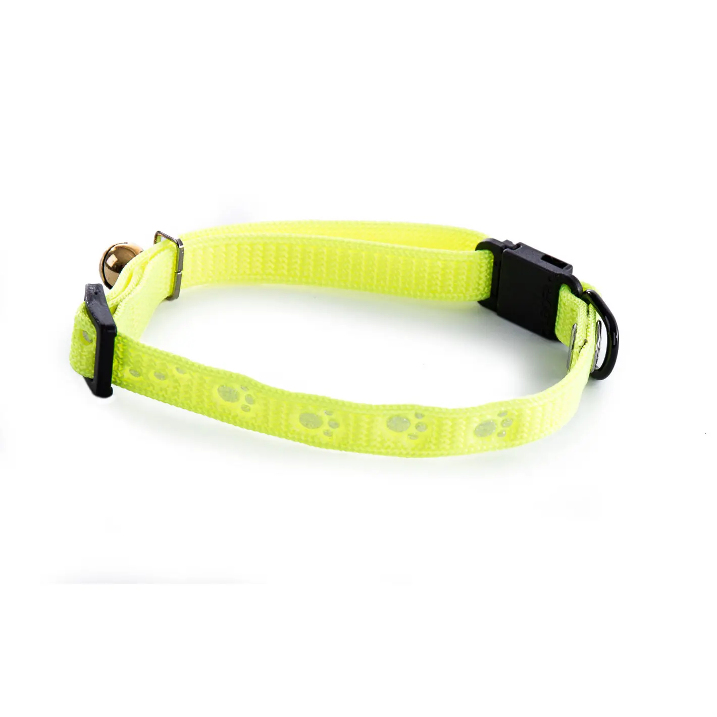 Martin Sellier Vert Nylon Paw Cat Collar
