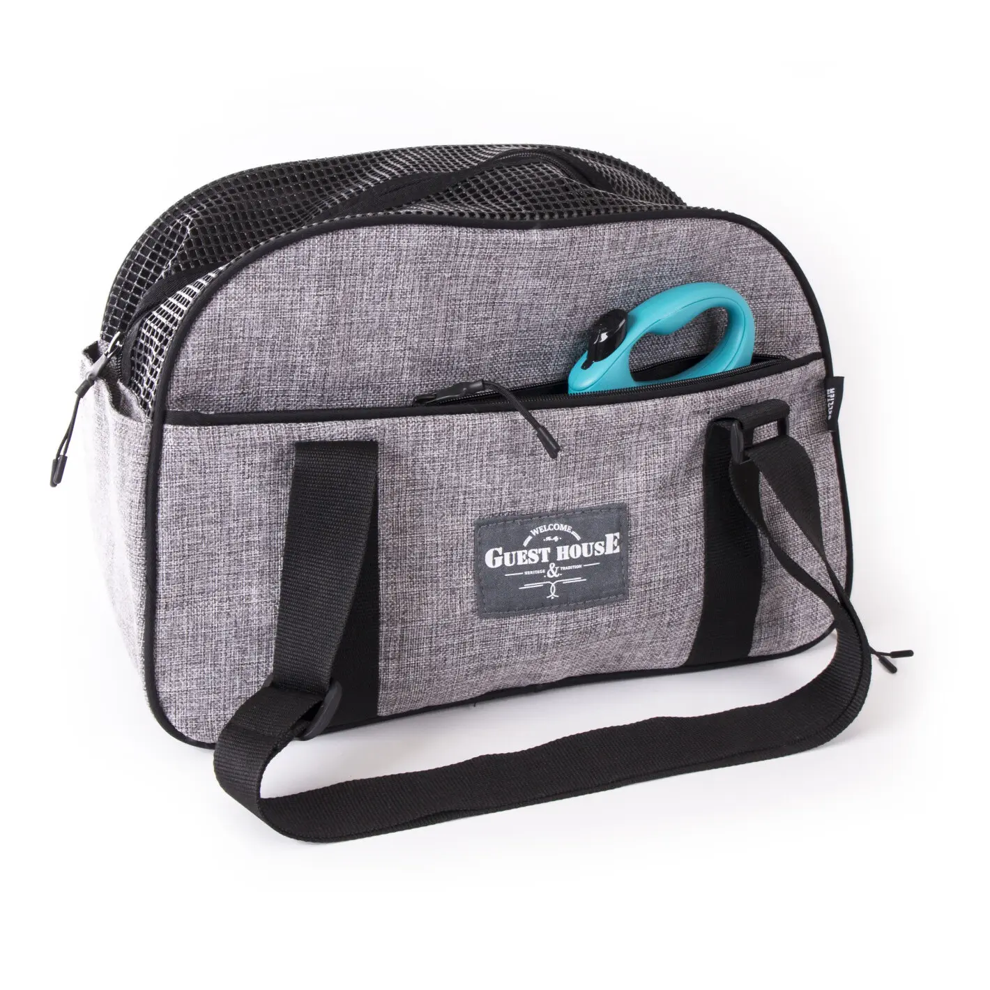 Martin Sellier Gris Bowling Pet Carrier For Dogs And Cats Guest