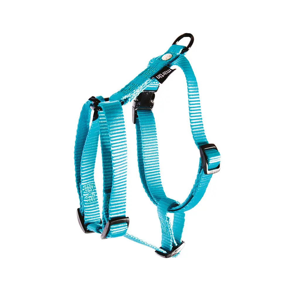 Martin Sellier Bleu Adjustable Classic Nylon Dog Harness Xl