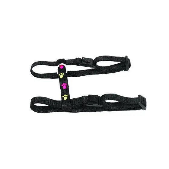 Martin Sellier Noir Adjustable Nylon Cat Harness