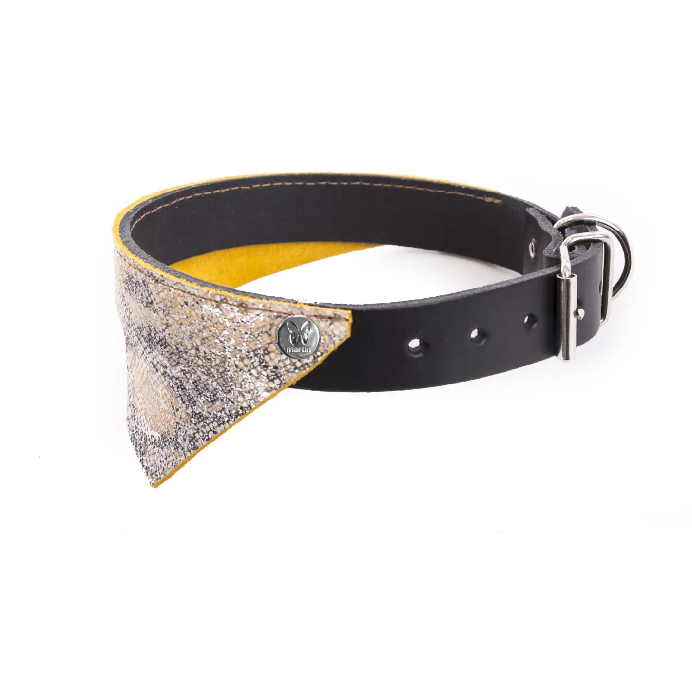 Martin Sellier Beige Dog Collar Malibu